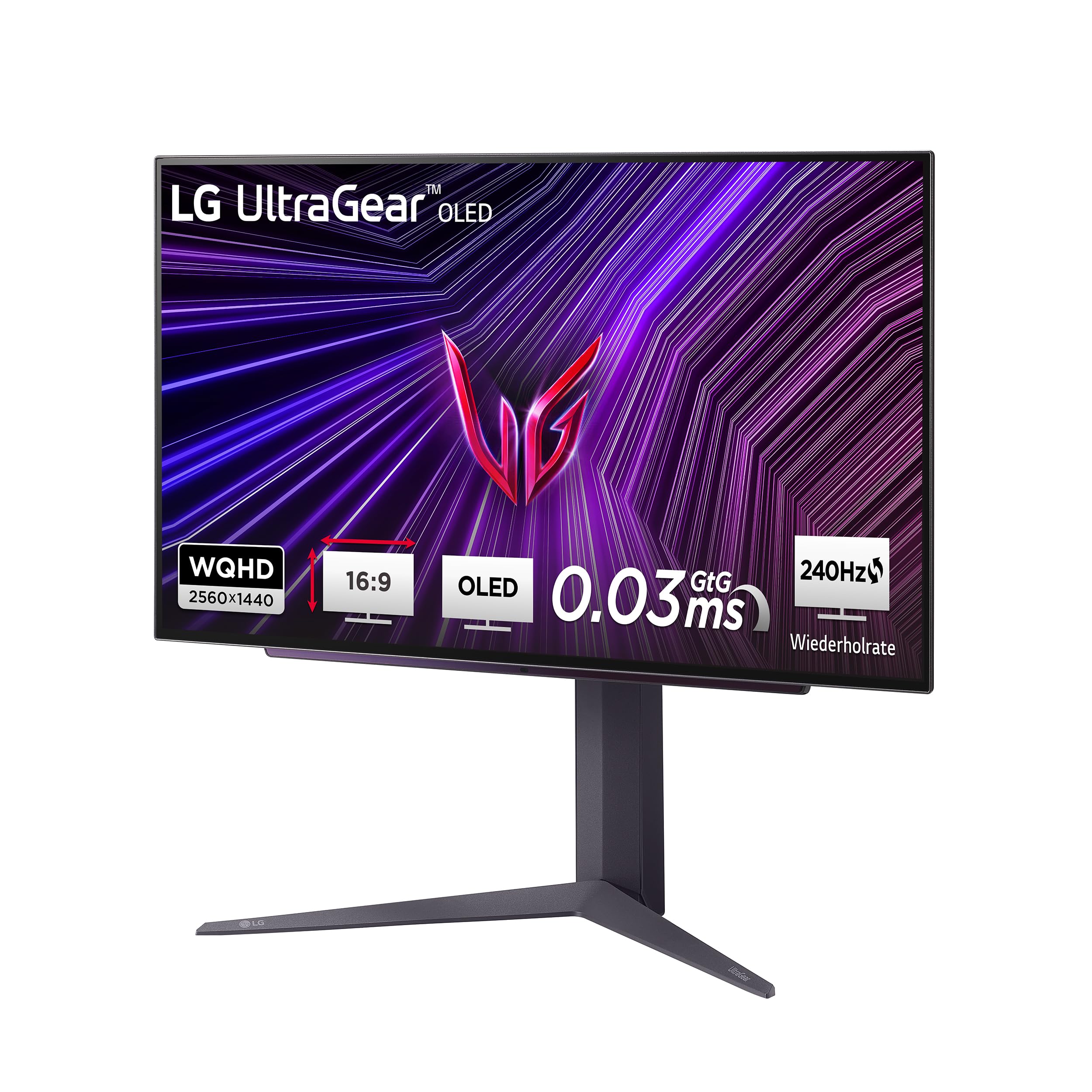 LG ゲーミング モニター UltraGear OLED 27GS95QE-B ゲーミングモニター UltraGear OLED 有機EL 27GS95QE-B [26.5型 /WQHD