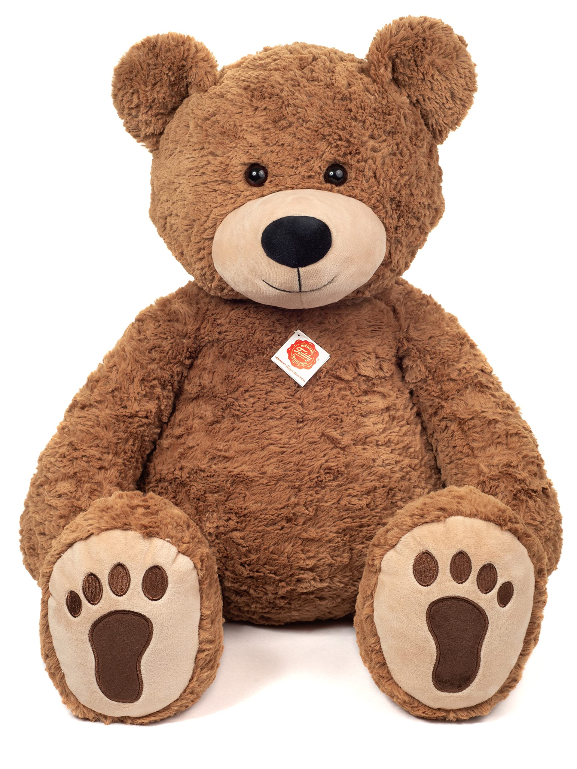 Teddy Hermann 91321 Teddy Brown with Paws 75 cm Cuddly Toy: Amazon