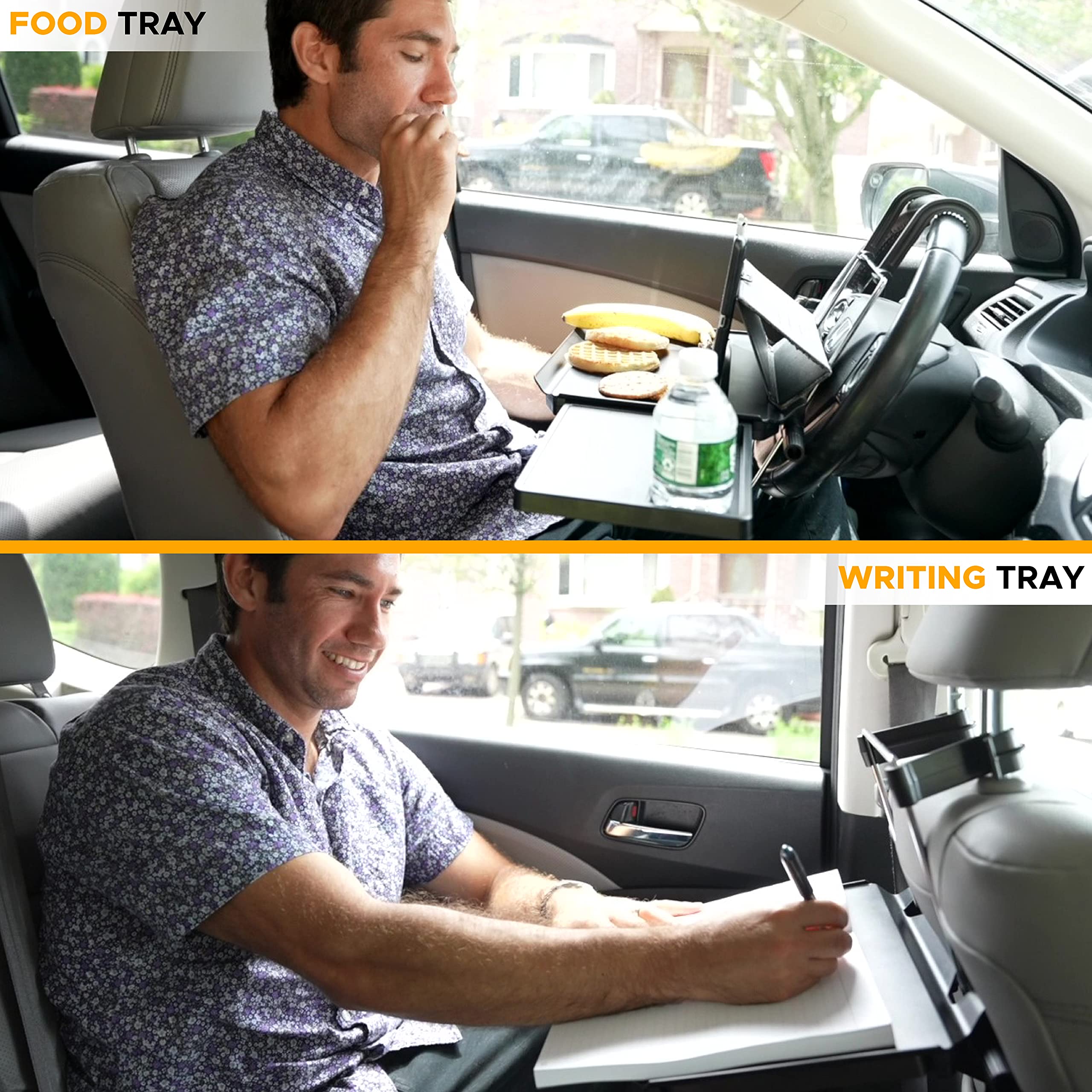EcoNour 2 in 1 Car Tray Table for Car Ergonomic Car Desk Passenger