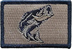 Tactical Wildlife Largemouth Bass Patch - Coyote Tan