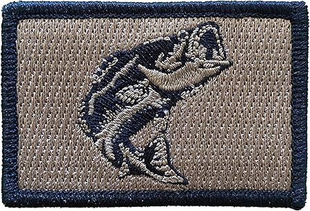 Tactical Wildlife Largemouth Bass Patch - Coyote Tan