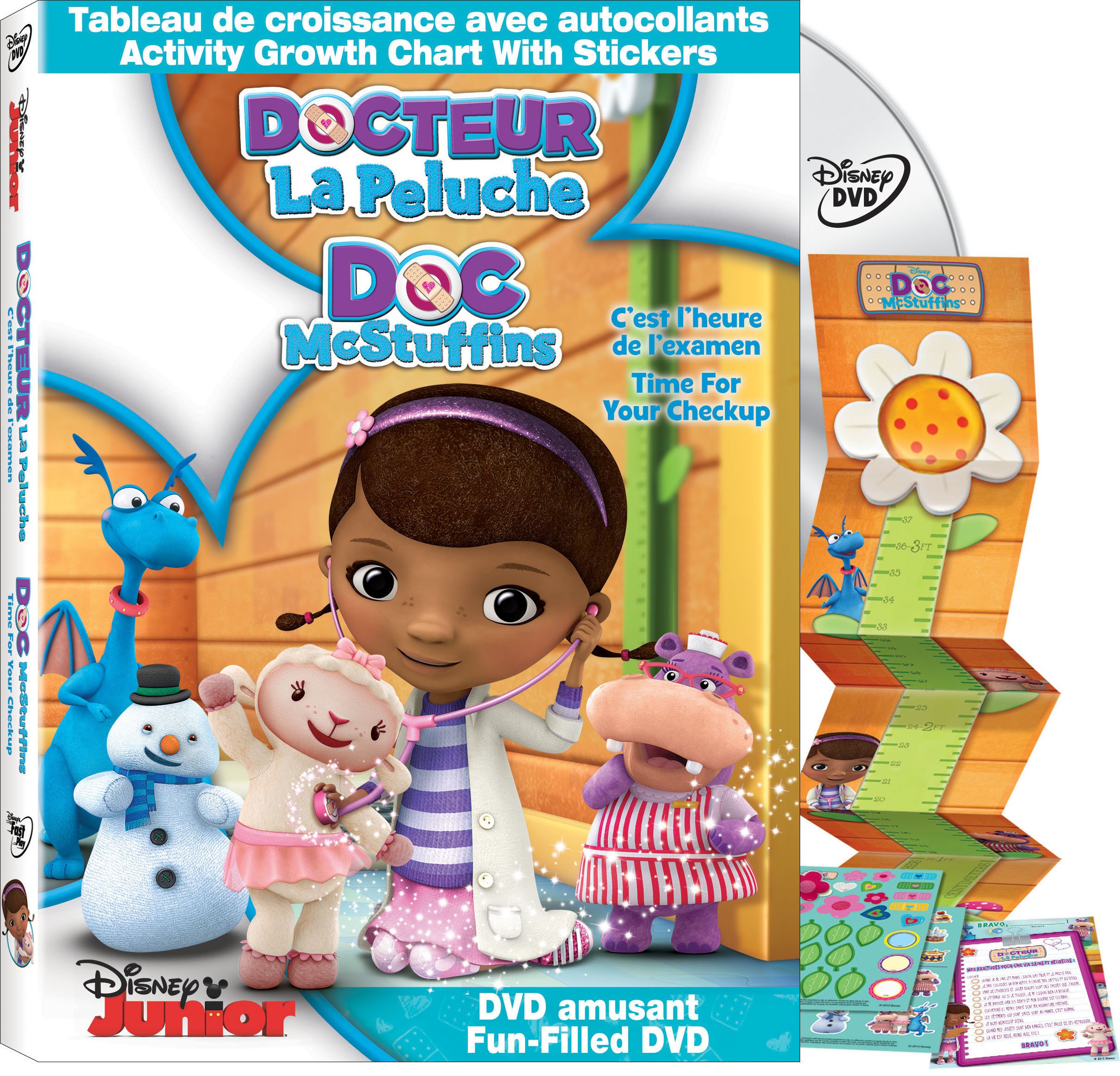 Docteur La Peluche : C'est l'heure de l'examen / Doc McStuffins: Time For Your Check Up (Bilingual) [DVD]