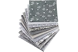 Premium 20 x 20 Inch Floral Fat Quarters Fabric Squares