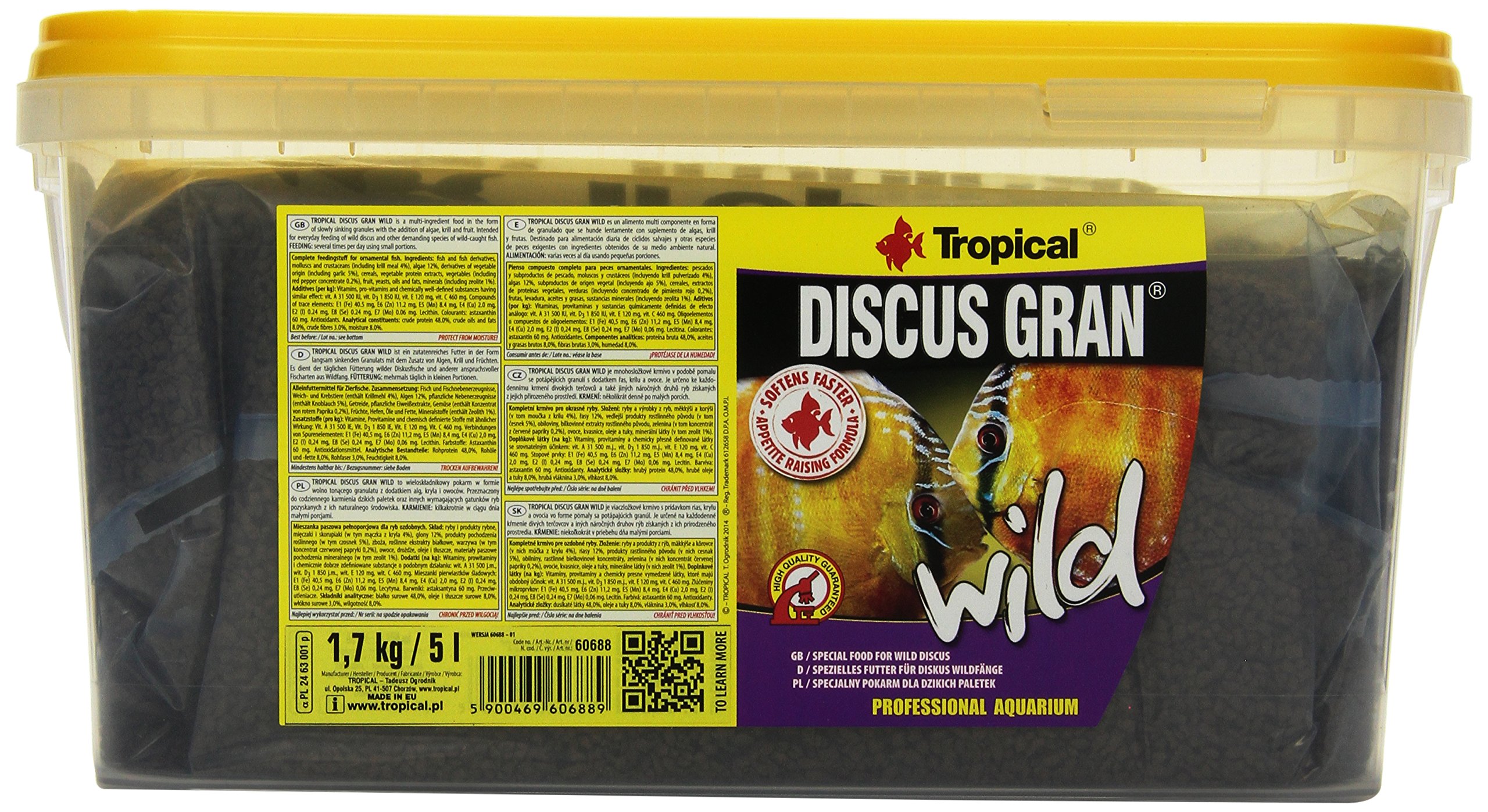 Tropical Discus Gran Wild, 1er Pack (1 X 5 L)