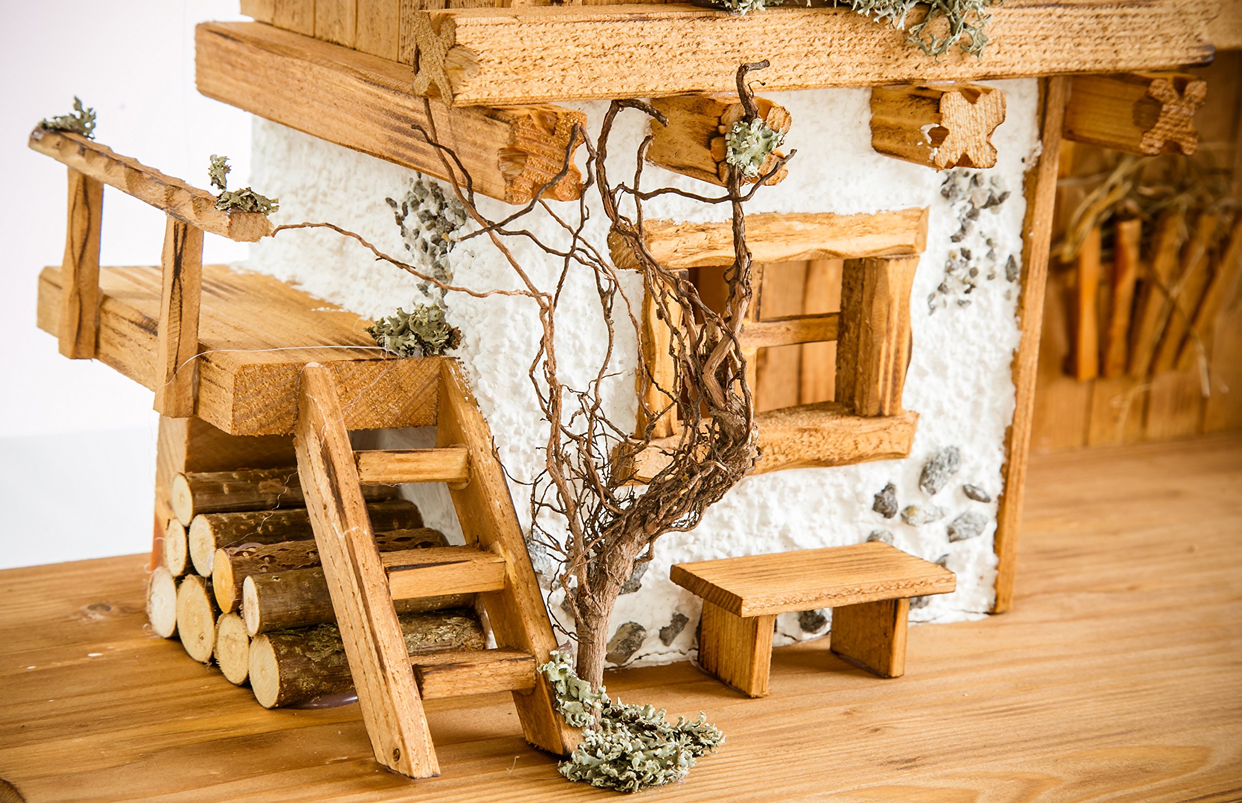 Holz und Gartentrends Grote Kerststal (W11) - Krippe Kerststal Kerstmis - Kerststaldecoraties