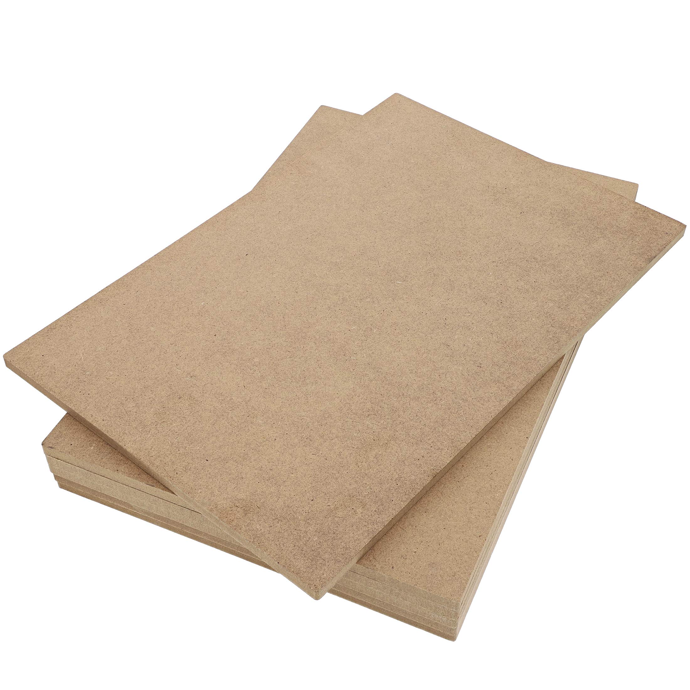 オリジナルボード MDF board MDF Board, Chipboard Sheets for Crafts (10.5 x 7 in, 6-Pack