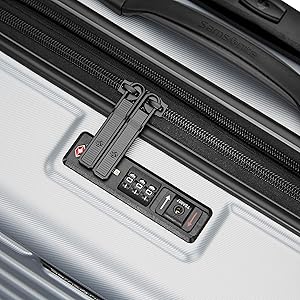 Samsonite Omni 2 Pro Hardside Expandable Luggage with Spinner Wheels, PRO 2PC SET (CO/M), Arctic Silver