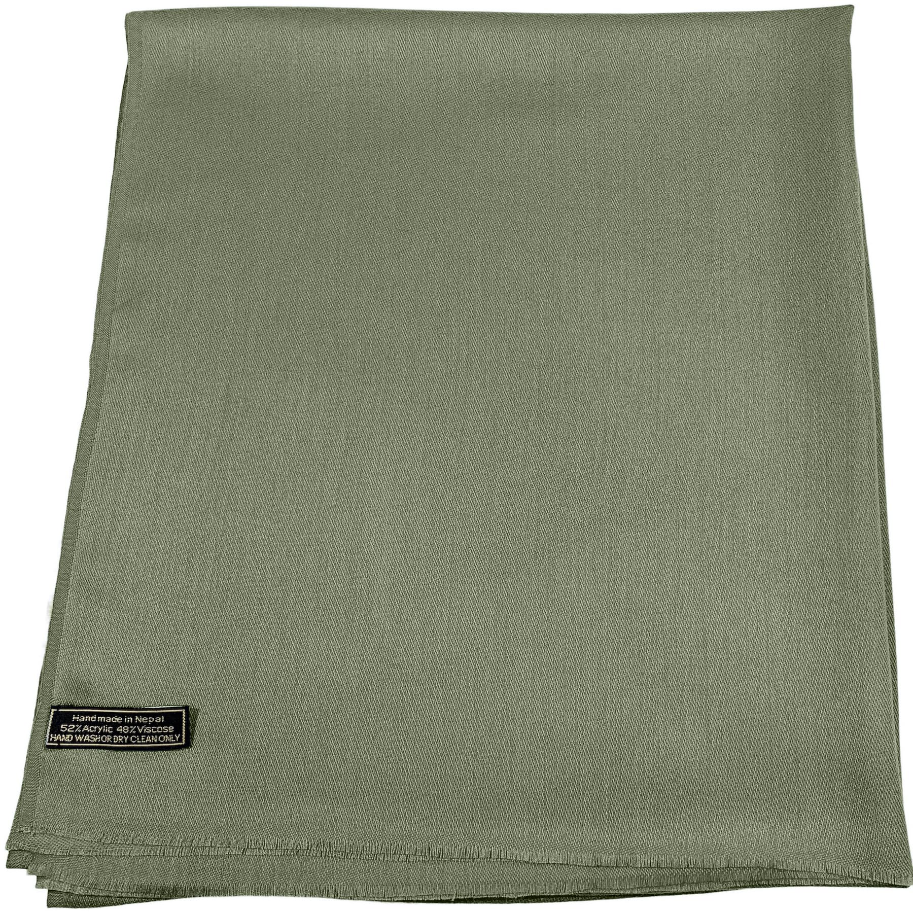 CJ Apparel Einfarbiges Entwurf-Nepalesisch Scialle di Pashmina Donna