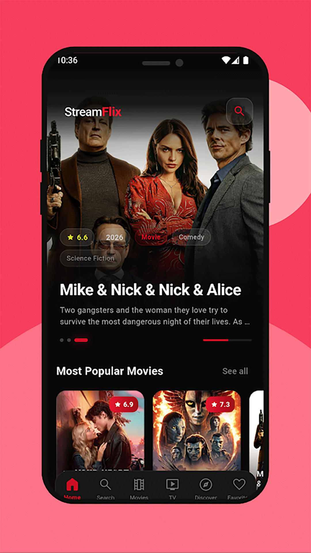 Streamflix:HD Movies & TV App - Application sur Amazon Appstore