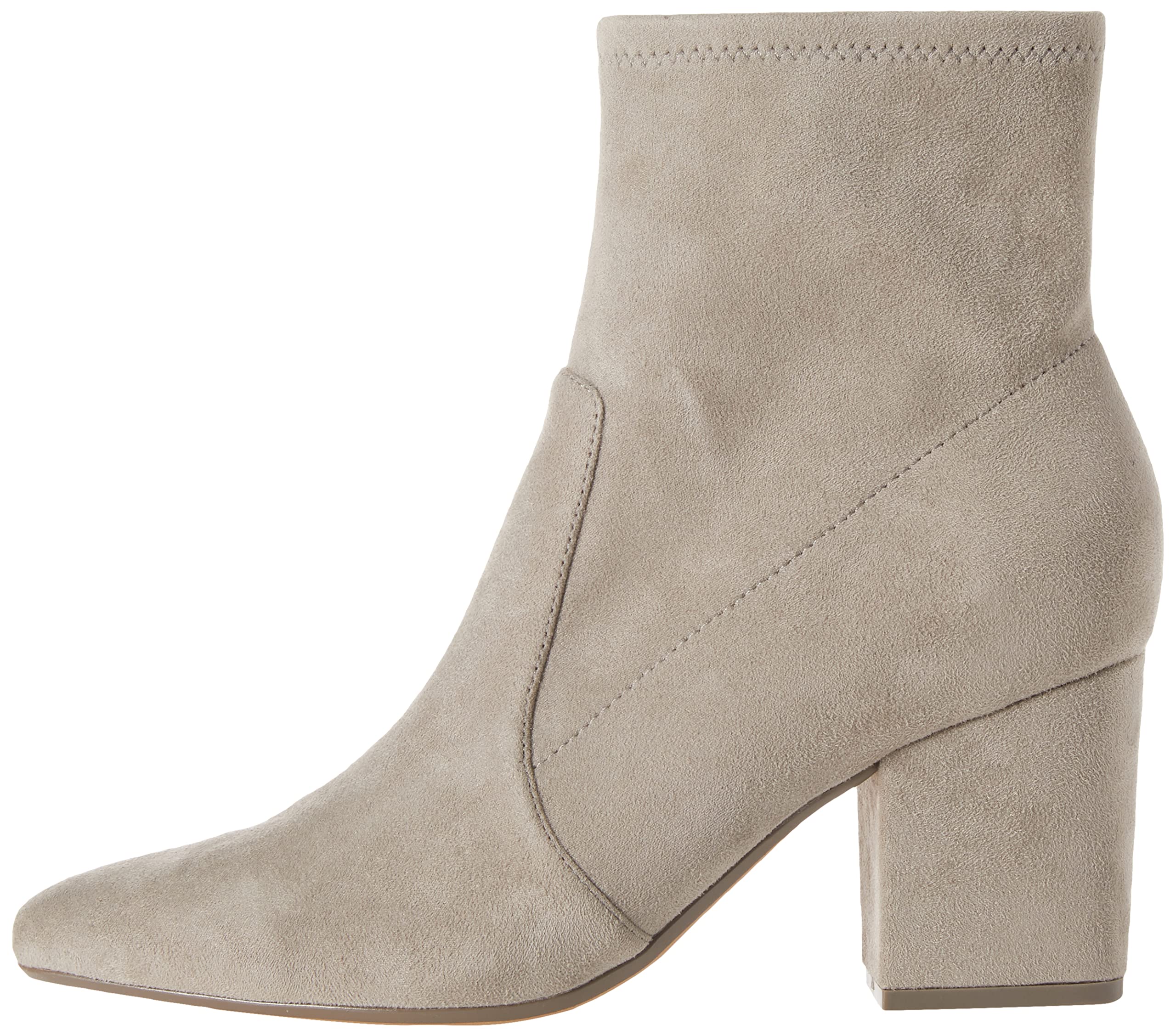 Amazon Essentials Damen Zugeschnittene Stretchstiefelette mit Absatz