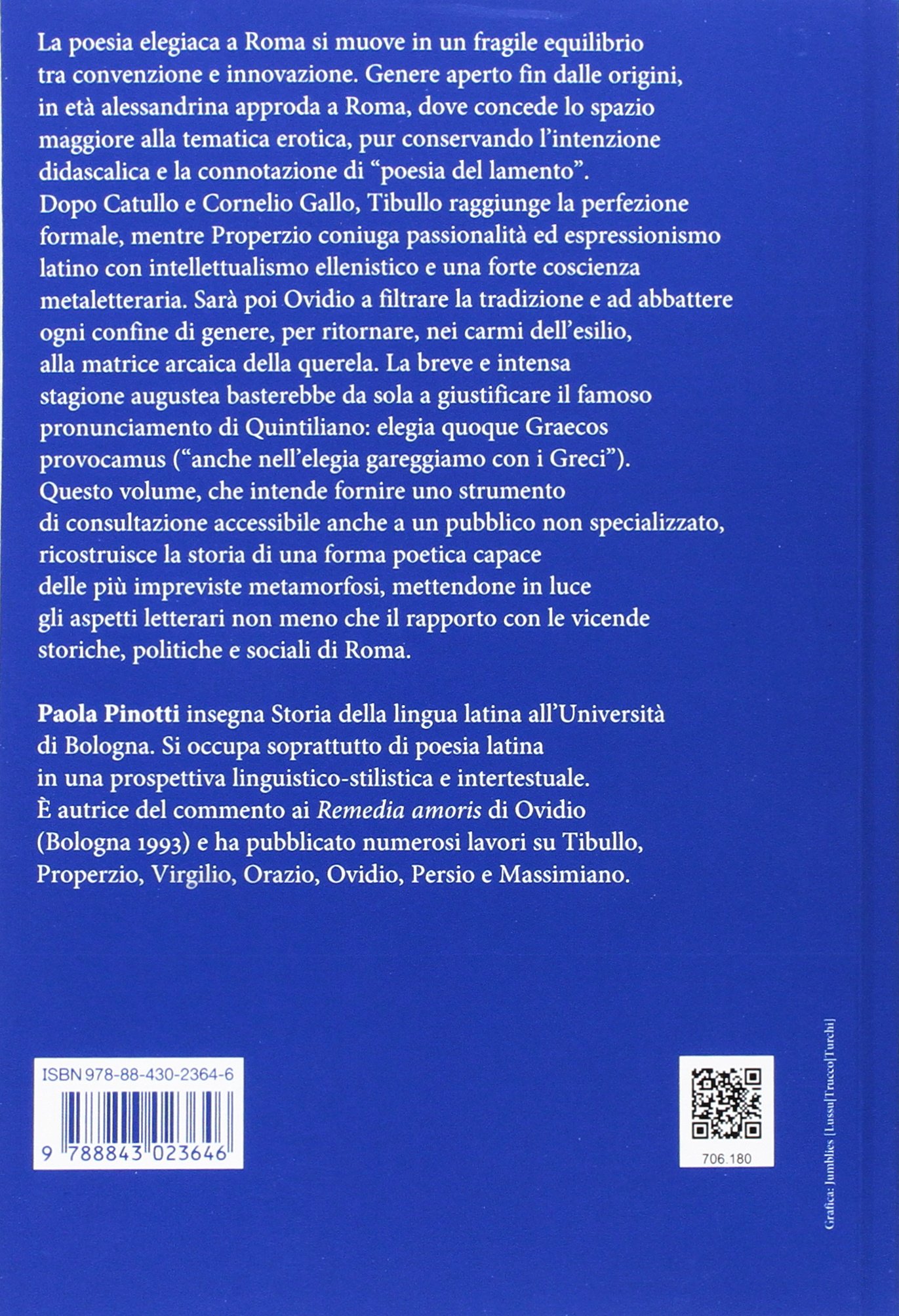 L'elegia latina
