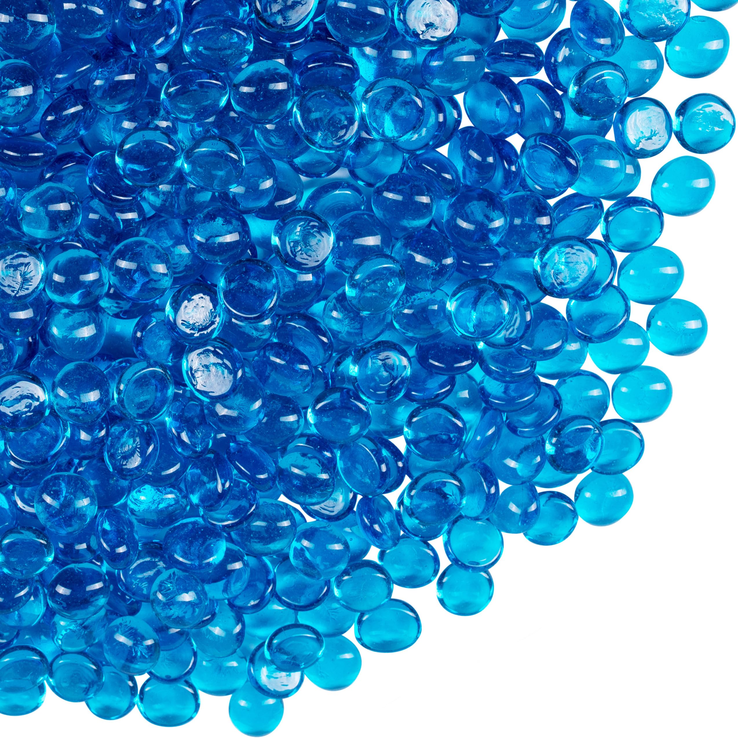 Cobalt Blue Glass Marbles - Vase Filler Stones -13