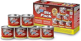 POR-15 45006-6PK Gloss Black Rust Preventive Coating - 4 fl. oz., (Pack of 6)