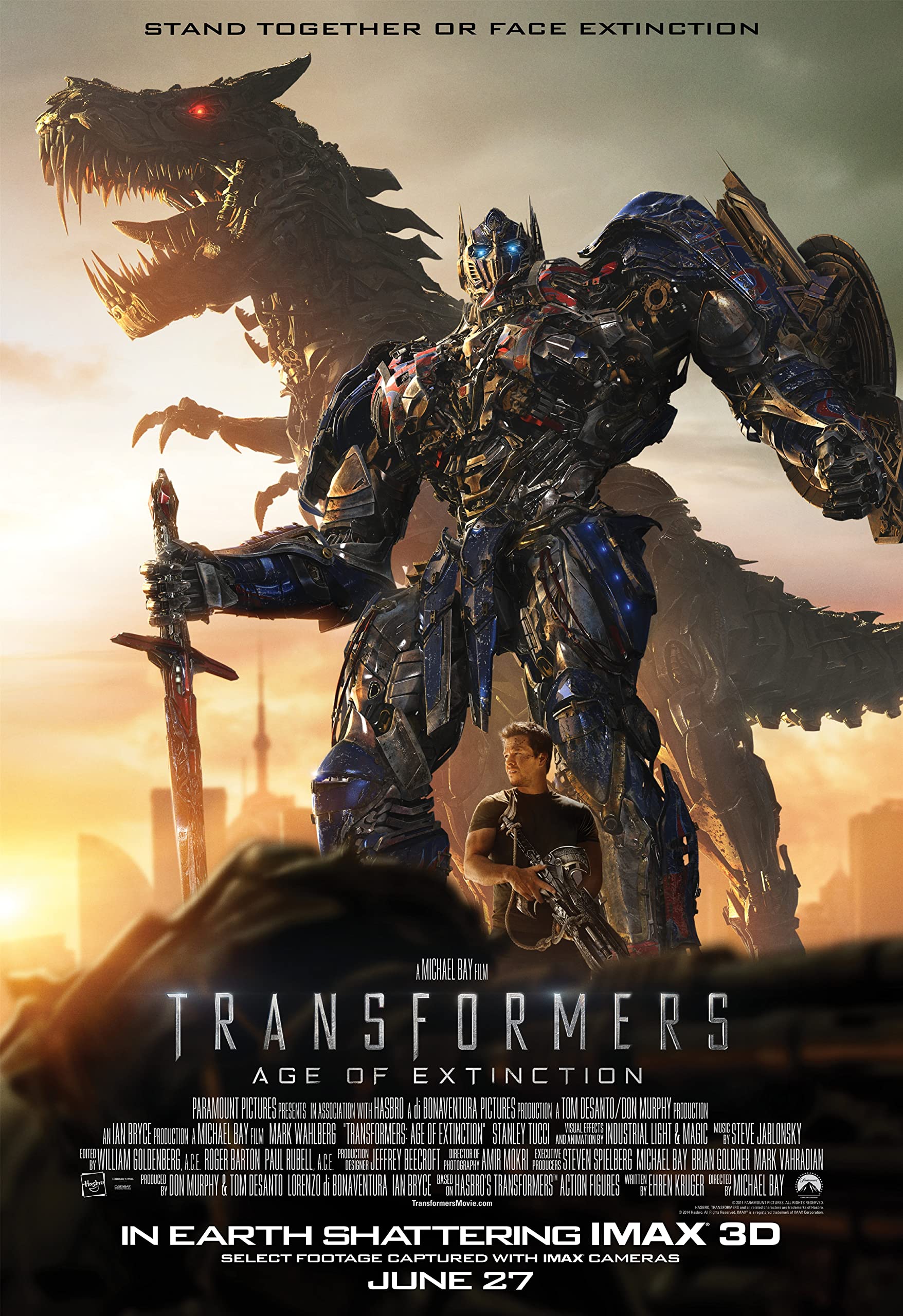 Amazon.co.jp: transformers age of extinction 3 z3462 A2 Poster on