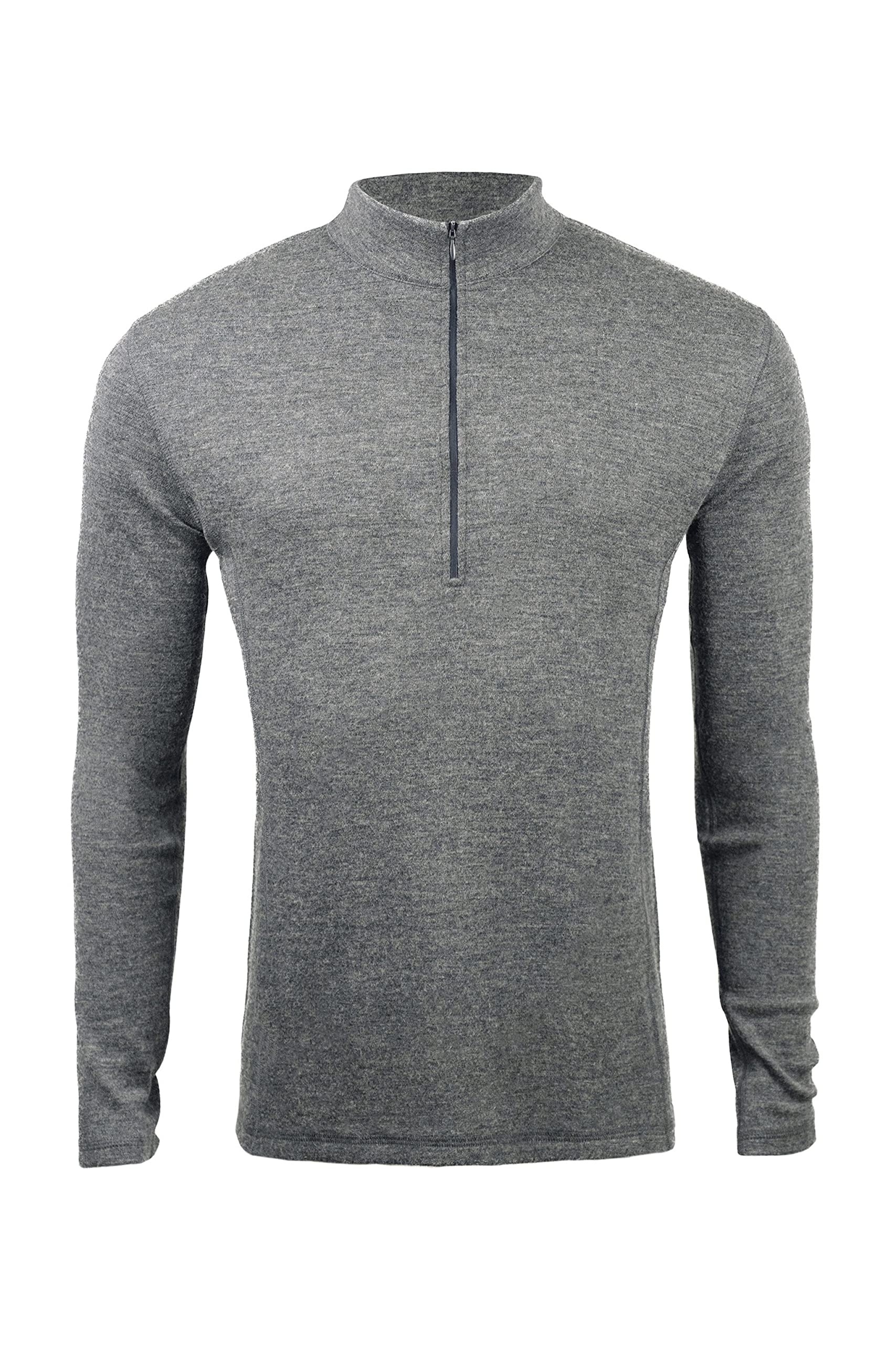 Arms of Andes Men's Alpaca Wool Base Layer: 300 Lightweight Half-Zip