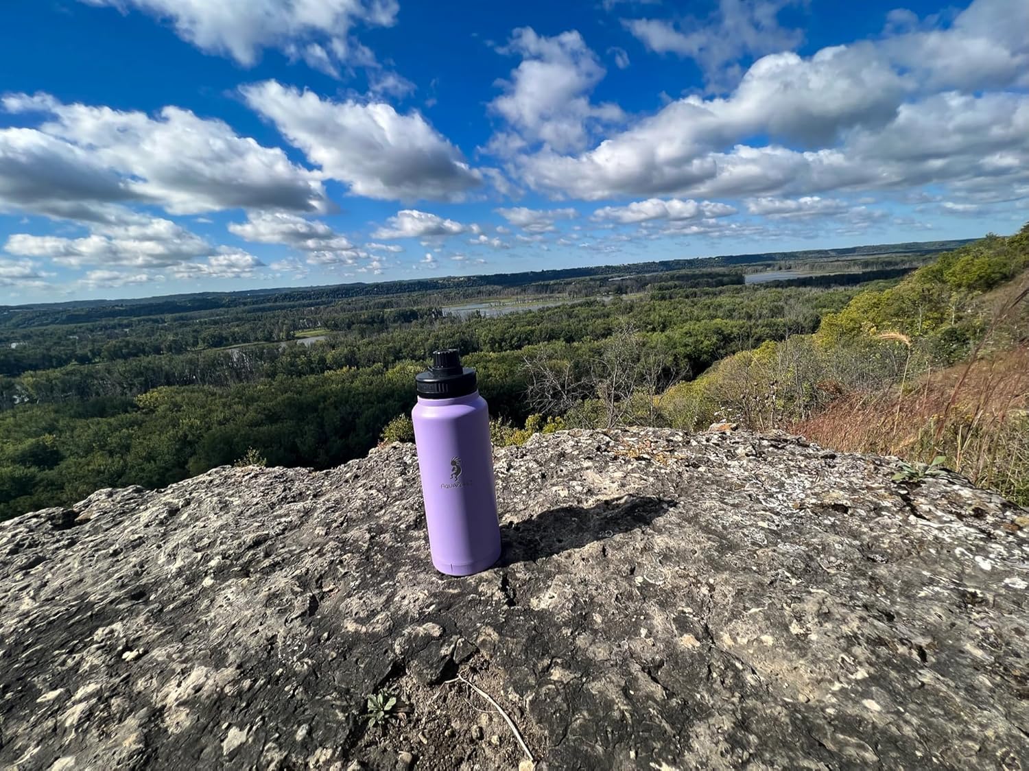 Aquapelli Viola Purple Vacuum Insulated Water Bottle, 34 oz - Image 2