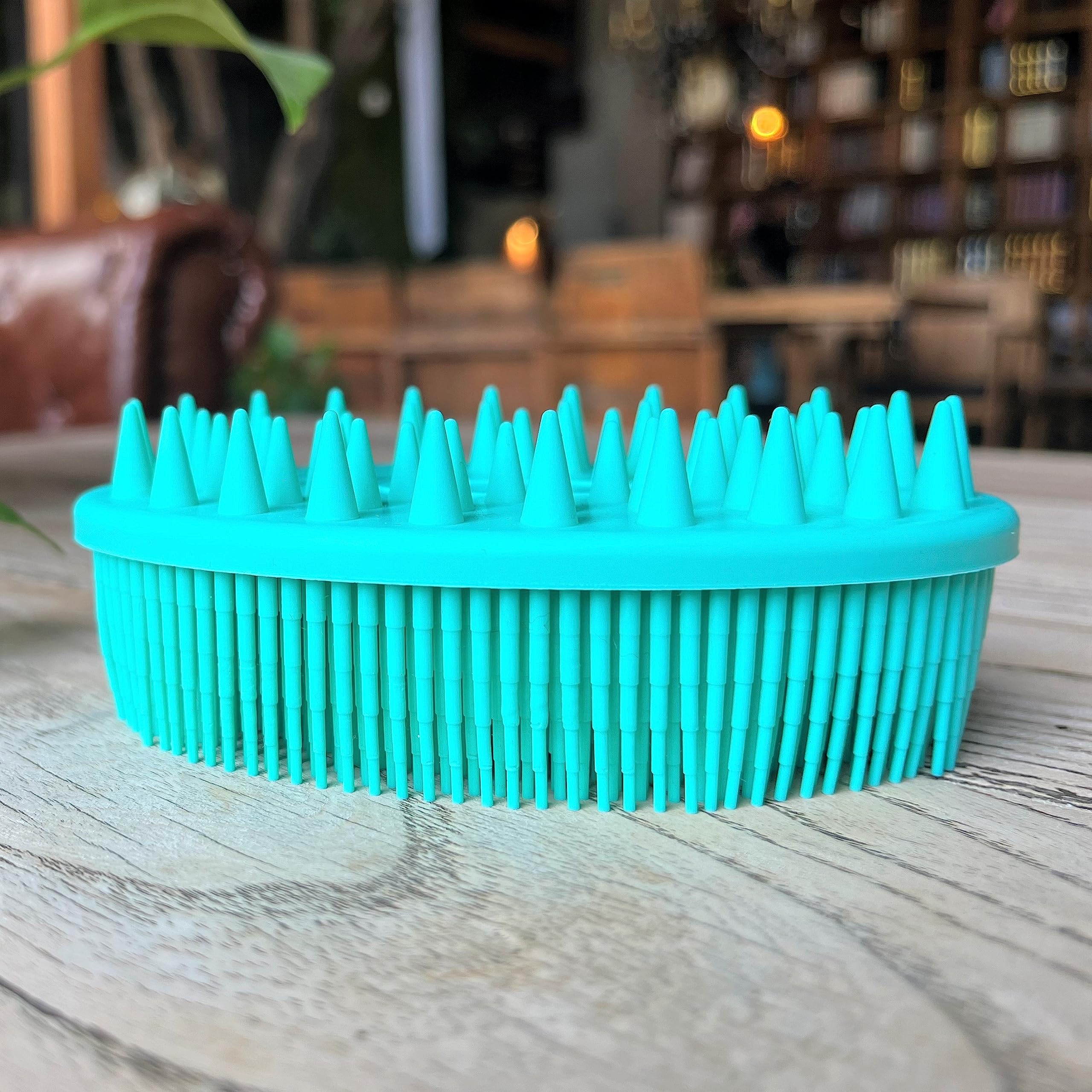 Premium Sensory Brush for Kids or Autism,Soft Silicone Body Scrubber,2 in 1 Sensory Room Occupational Therapy Brushes,Silicone Loofah,Pet Shower Brush Bath Brush Shampoo Brush