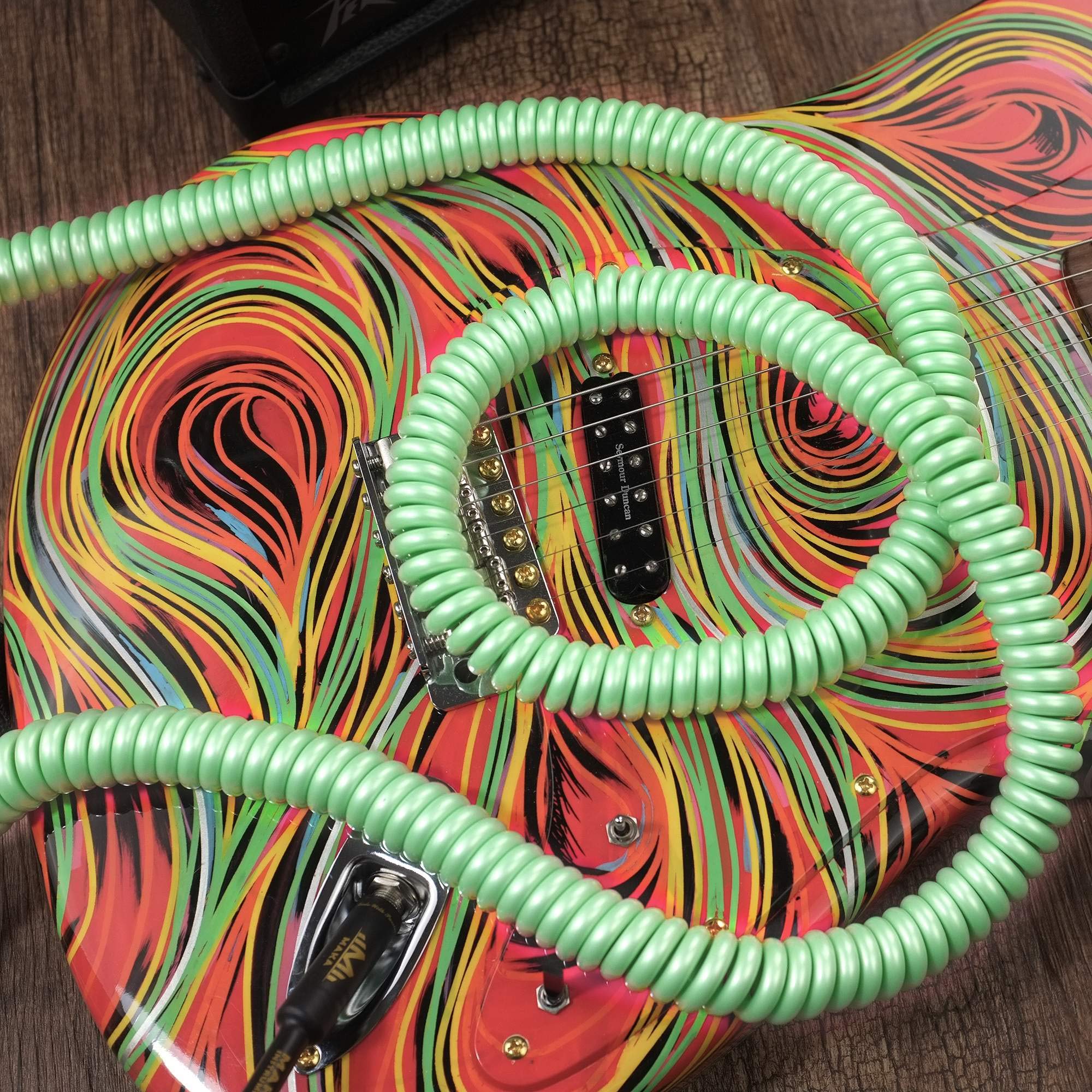 Amazon.com: M MAKA Premium Guitar Coil Cable 20 Feet