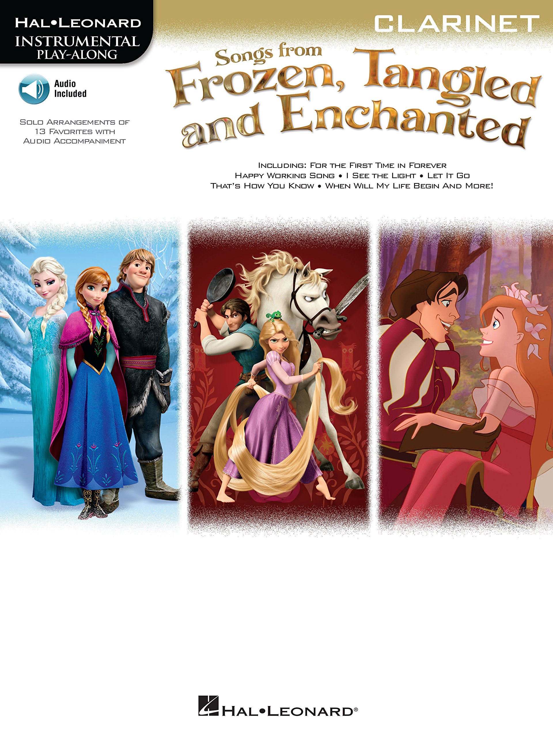 Songs from Frozen, Tangled and Enchanted - Clarinet Songbook (Hal Leonard Instrumental Play-along)