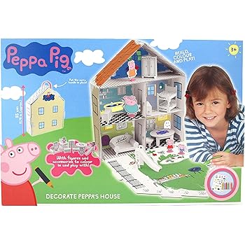 peppa pig deluxe wooden playhouse
