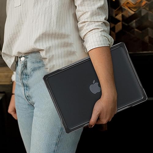 Miniatura 6 de Mektron Funda resistente 2023 para MacBook Air de 15 pulgadas con chip M2 A2941, funda rígida protectora a prueba de golpes de 15.3 pulgadas con