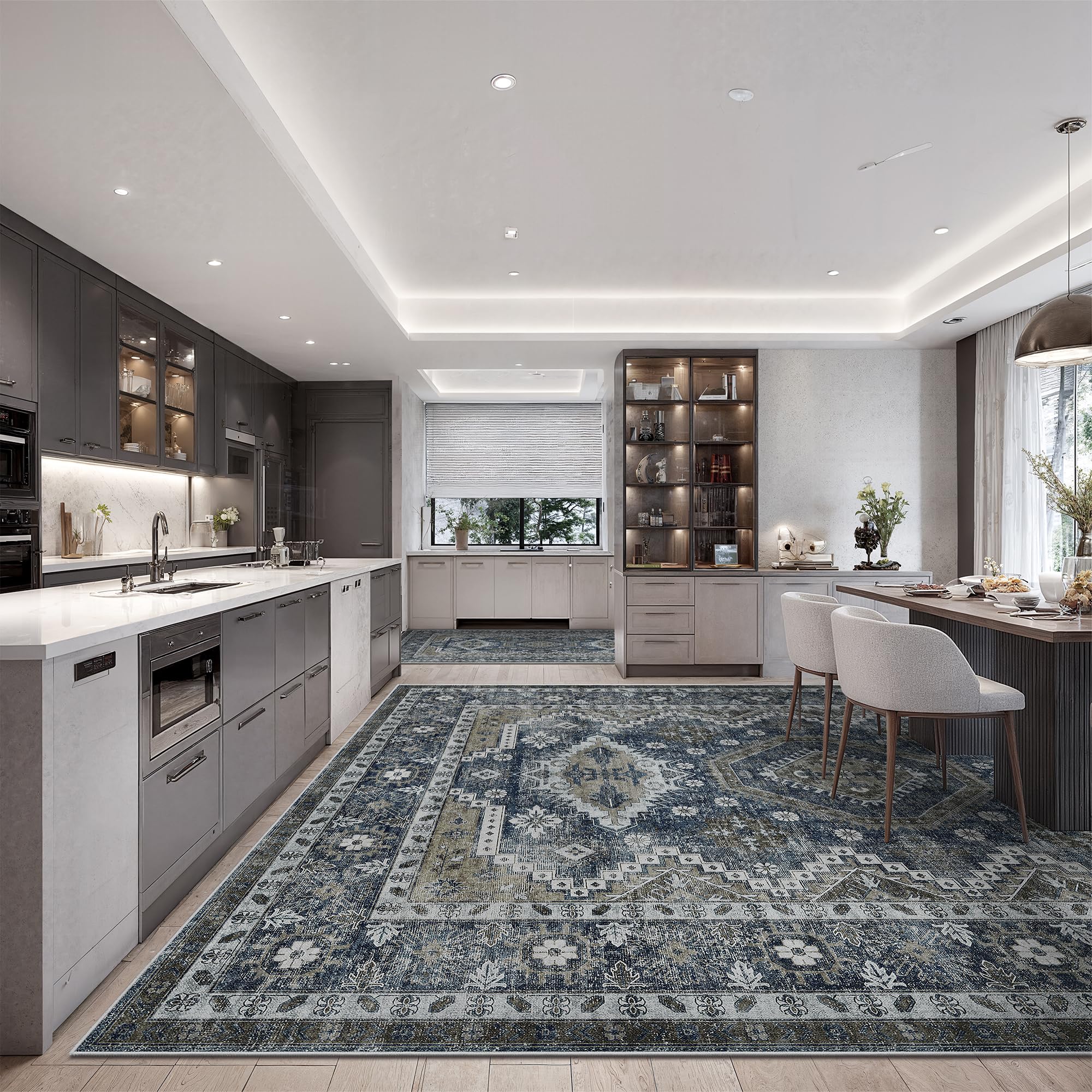 Tappeto da soggiorno a pelo lungo – Moderno e morbido – Pelo corto – Antiscivolo Bordeaux (80 cm x 160 cm) | Leroy Merlin