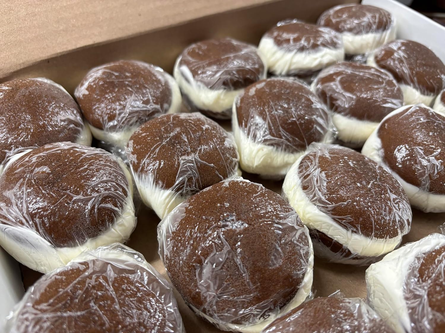 KauffmanTreats Lancaster County Amish-Style Homemade Chocolate Mini Whoopie Pies Gobs (Pack of 20)