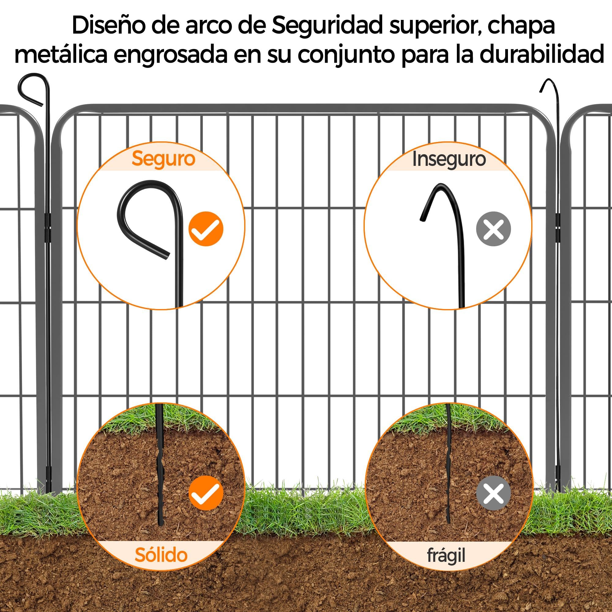 Yaheetech 8 recinti per cani 80 x 80 cm parco per cuccioli Corral gabbia per animali domestici