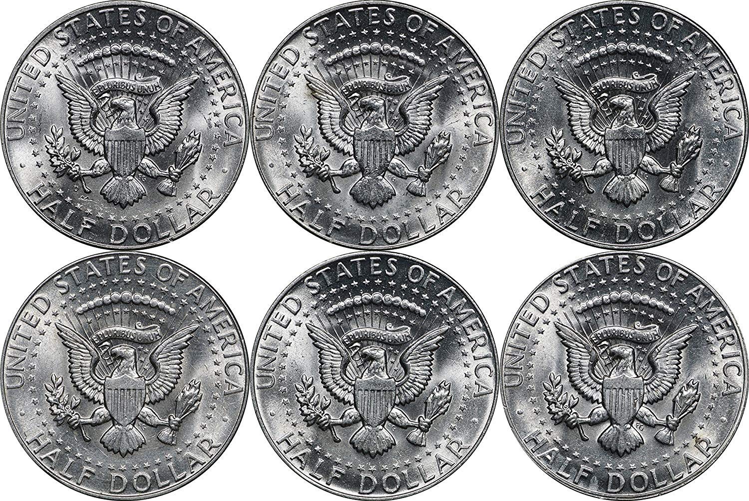 US Mint 1964 PD 1965 1966 1967 1968 1969 Kennedy Silver Half