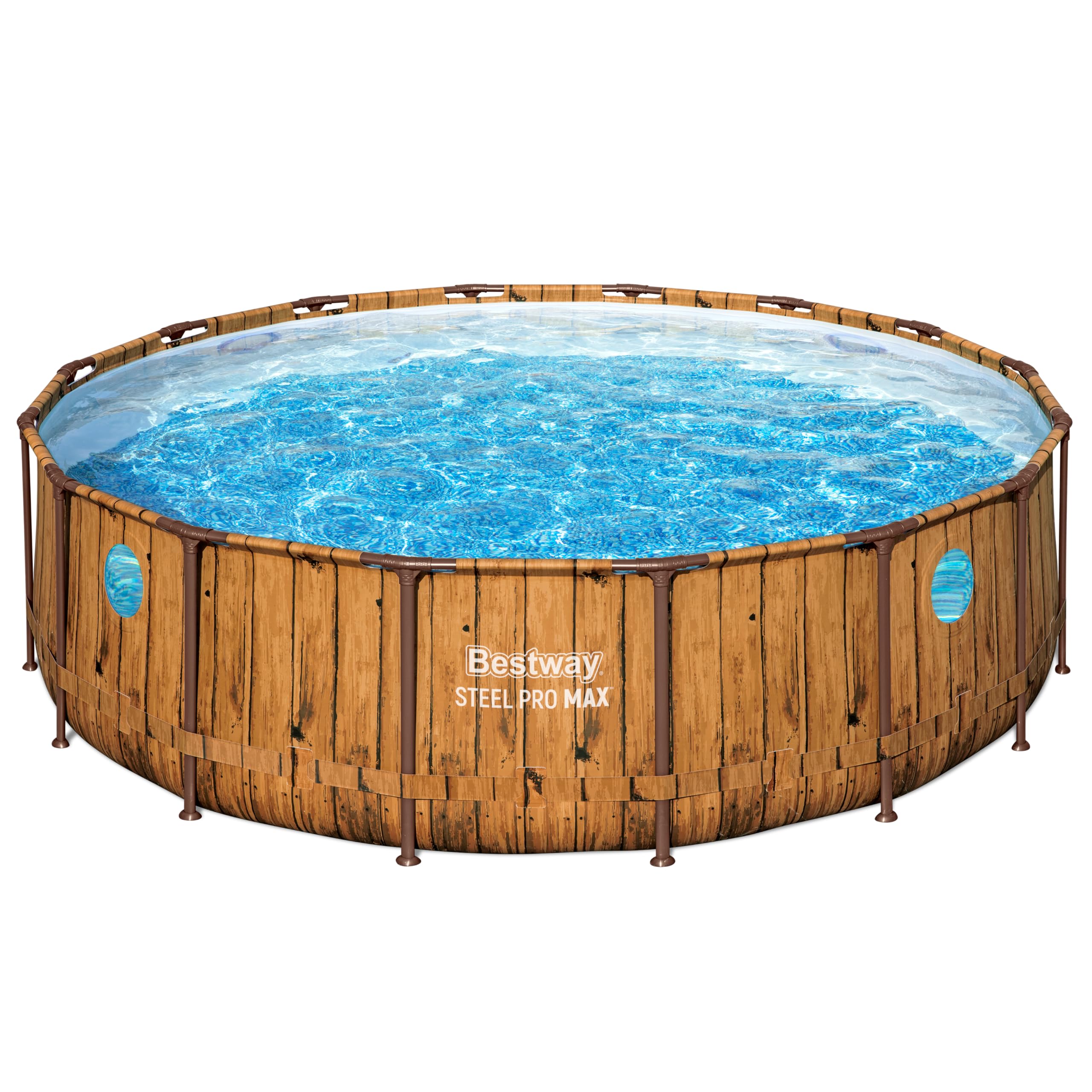 Bestway 56725-4 Set piscina fuori terra Steel Pro MAX Splashview da 488x122 cm
