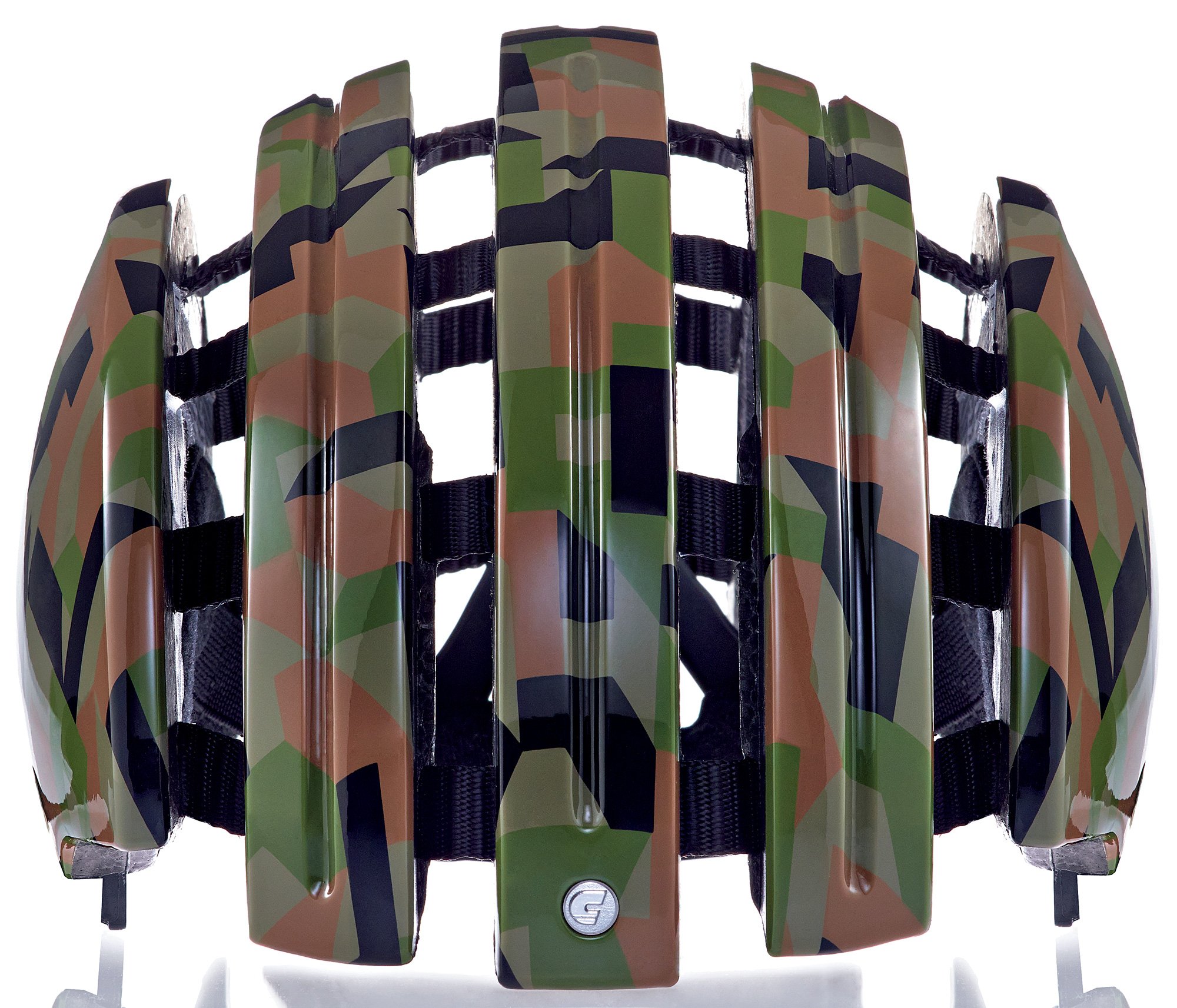 Carrera Fahrradhelm Foldable GTE Unisex milit Shiny camo 55-58 Sport & Freizeit