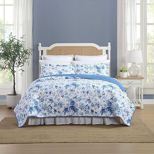 Miniatura 10 de Laura Ashley Home - Juego de edredón ultrasuave ideal para todas las estaciones, lujoso, prémium