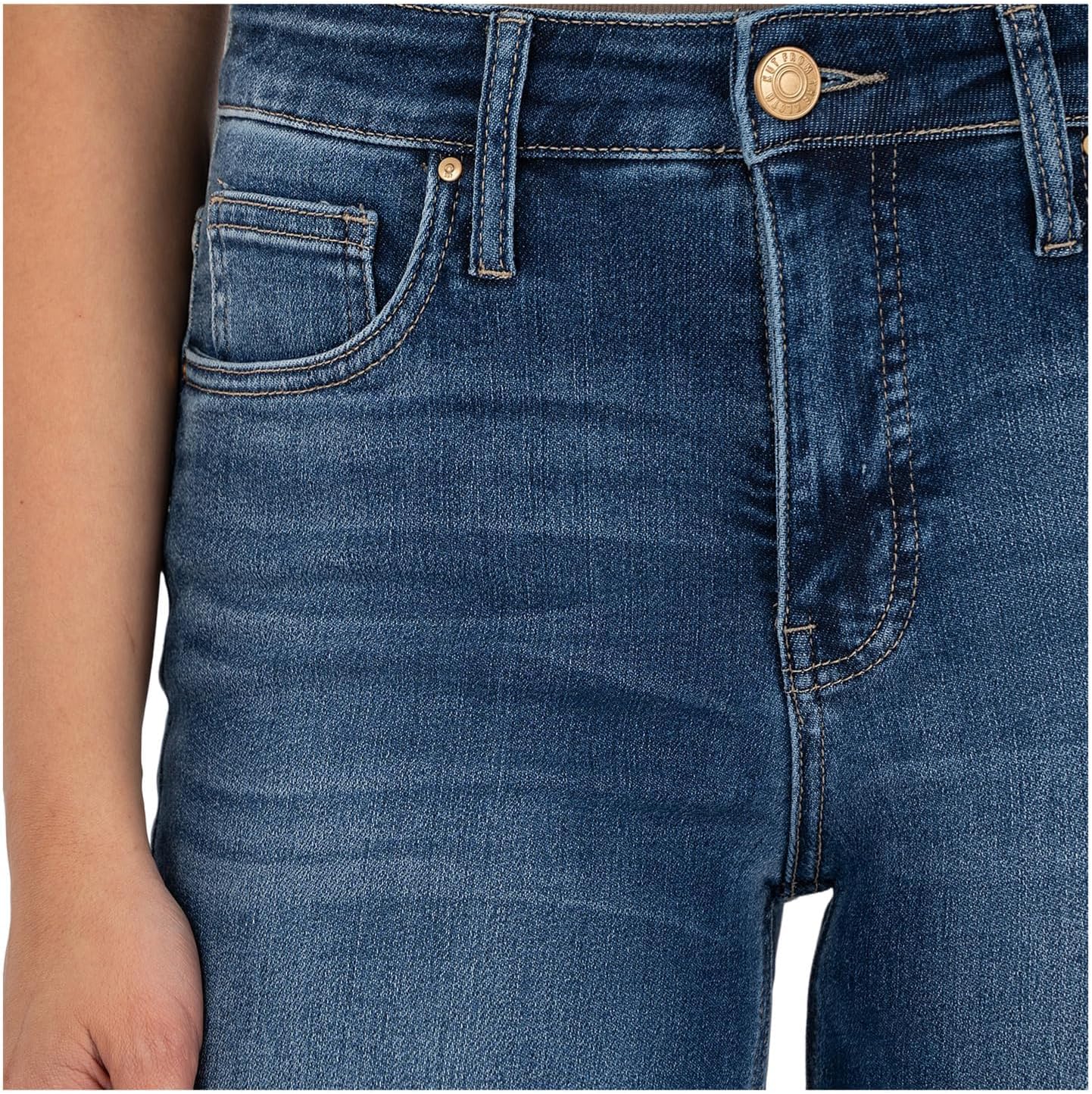 KUT from the Kloth Rachael High-Rise Fab Ab Mom Raw Hem - Image 3