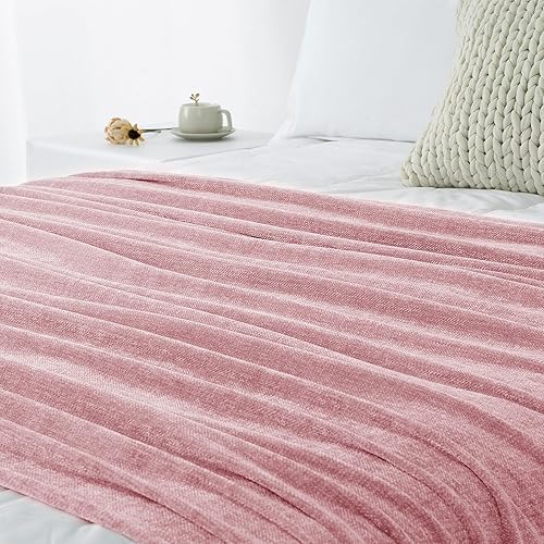 Miniatura 9 de LONG CREATE Manta de felpilla para sofá, 50 x 60 pulgadas, manta suave y acogedora con borlas con flecos para cama, sofá y silla, manta decorativa