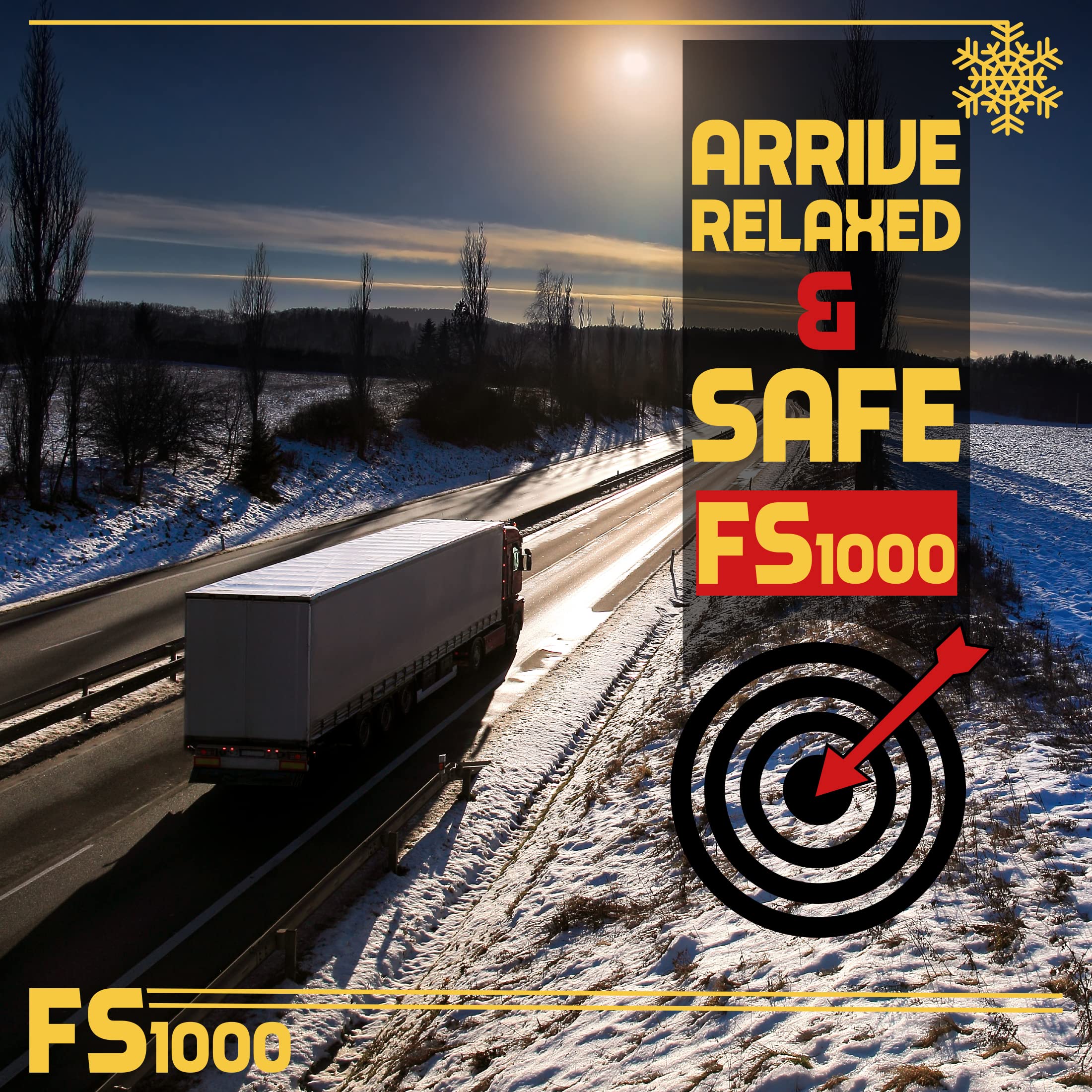 SYPRIN Original Frost Stop Aditivo Profesional para diésel en Invierno - antigelo, mejorador de Flujo, protección contra Las heladas hasta -33°C I para Grandes vehículos - 1: 200 (6X 300ml)