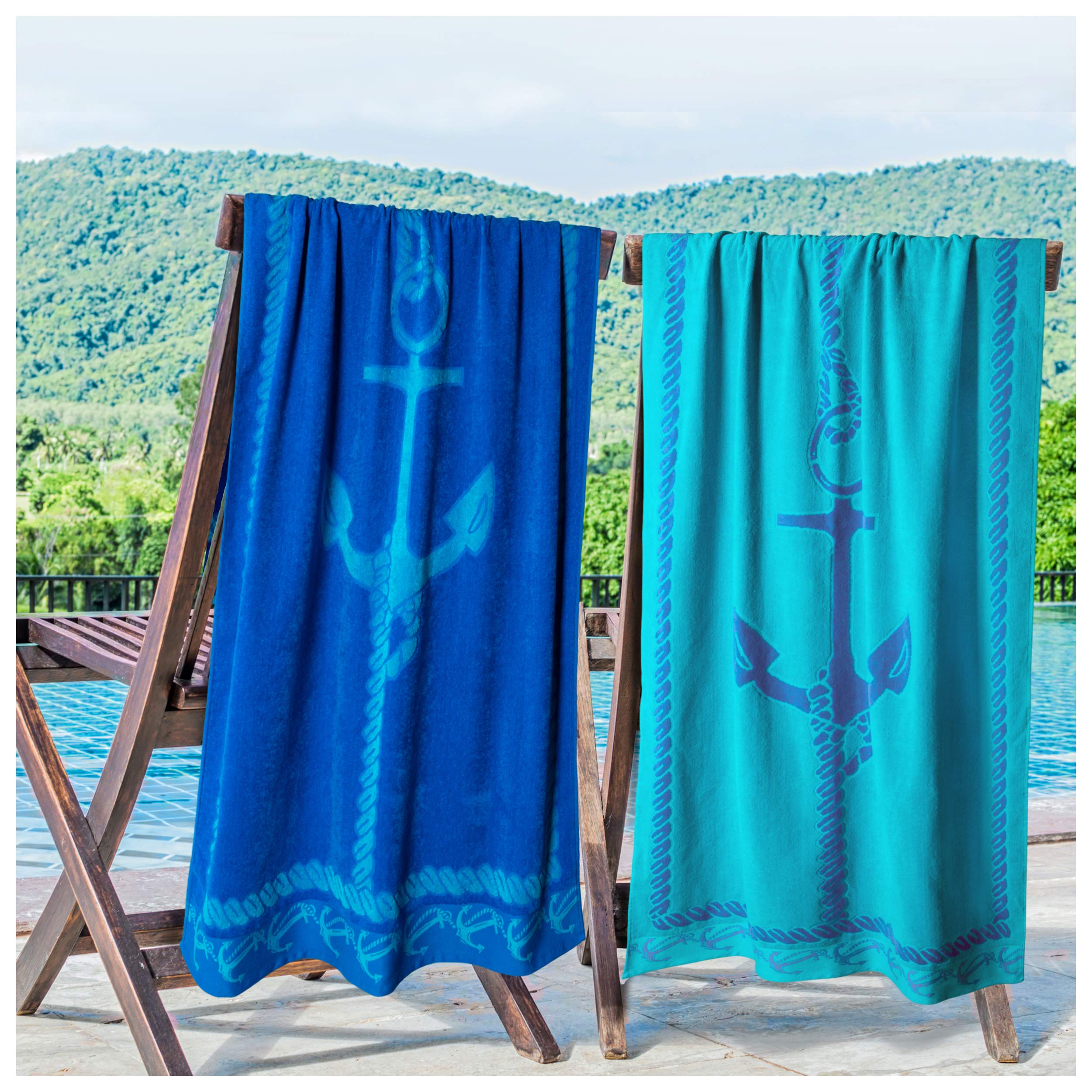 Amazon.com: Superior 450GSM Beach Oversized Egyptian Cotton, Beach