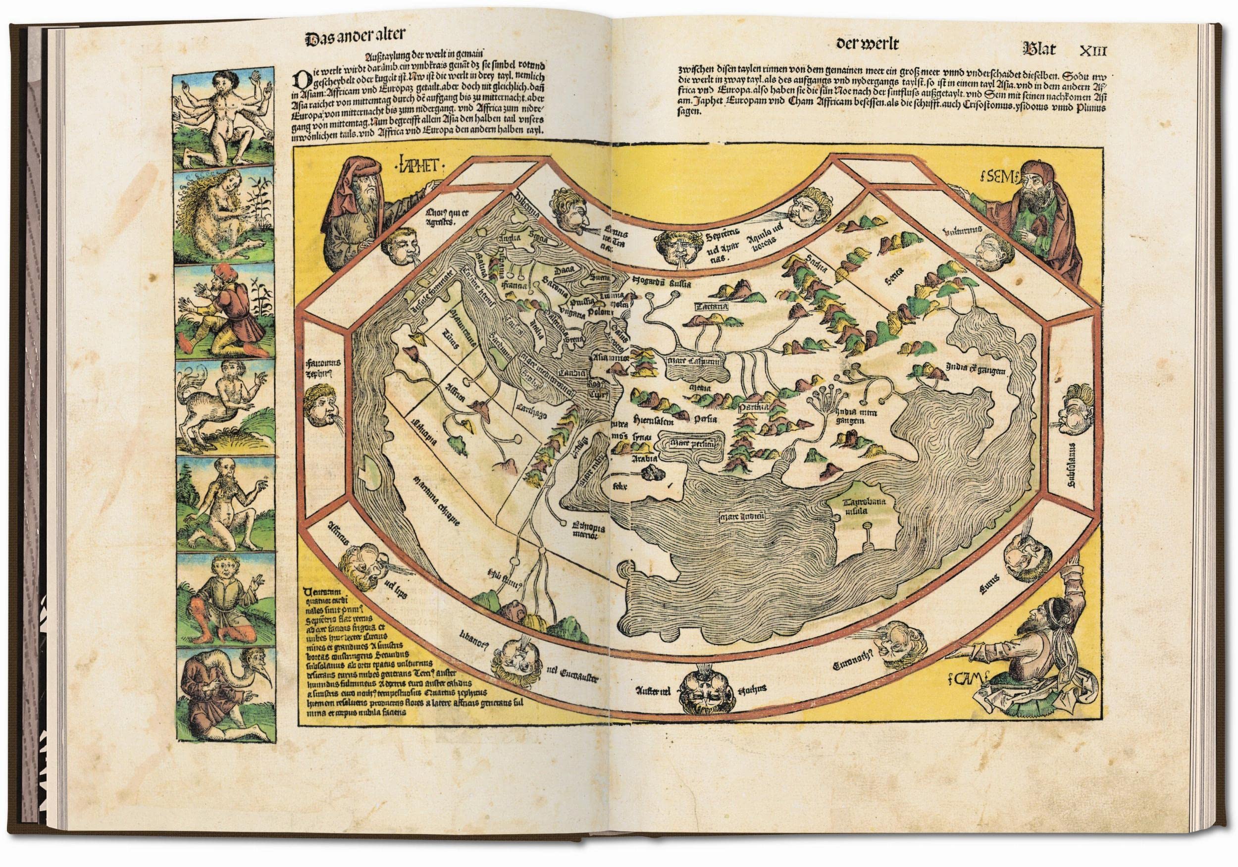 Schedel. Weltchronik - 1493. Kolorierte Gesamtausgabe: Kolorierte Gesamtausgabe. Begleitheft: Das Buch der Chroniken