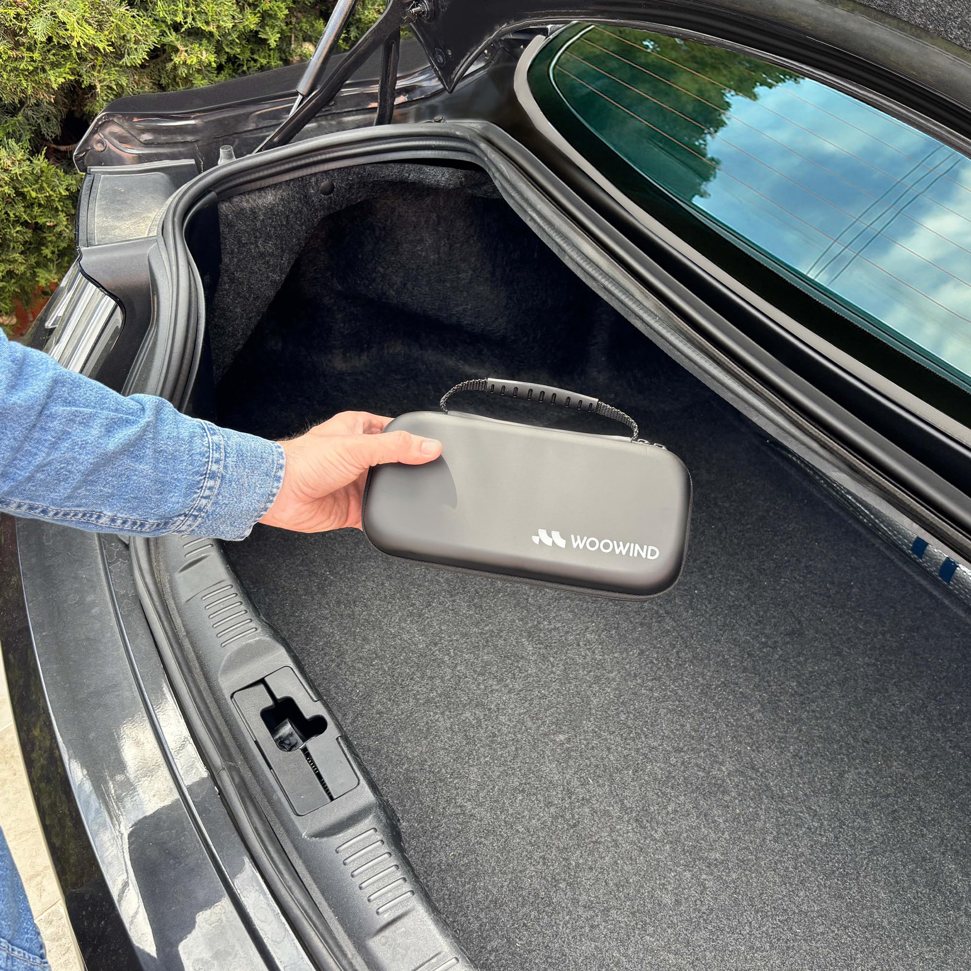 Woowind Sac portable, compatible avec compresseur d'air, gonfleur de pneu pour embouts de tuyau, pompe à pneu de voiture sans fil, sac de voyage Ventus Pro (Ventus Pro non inclus)