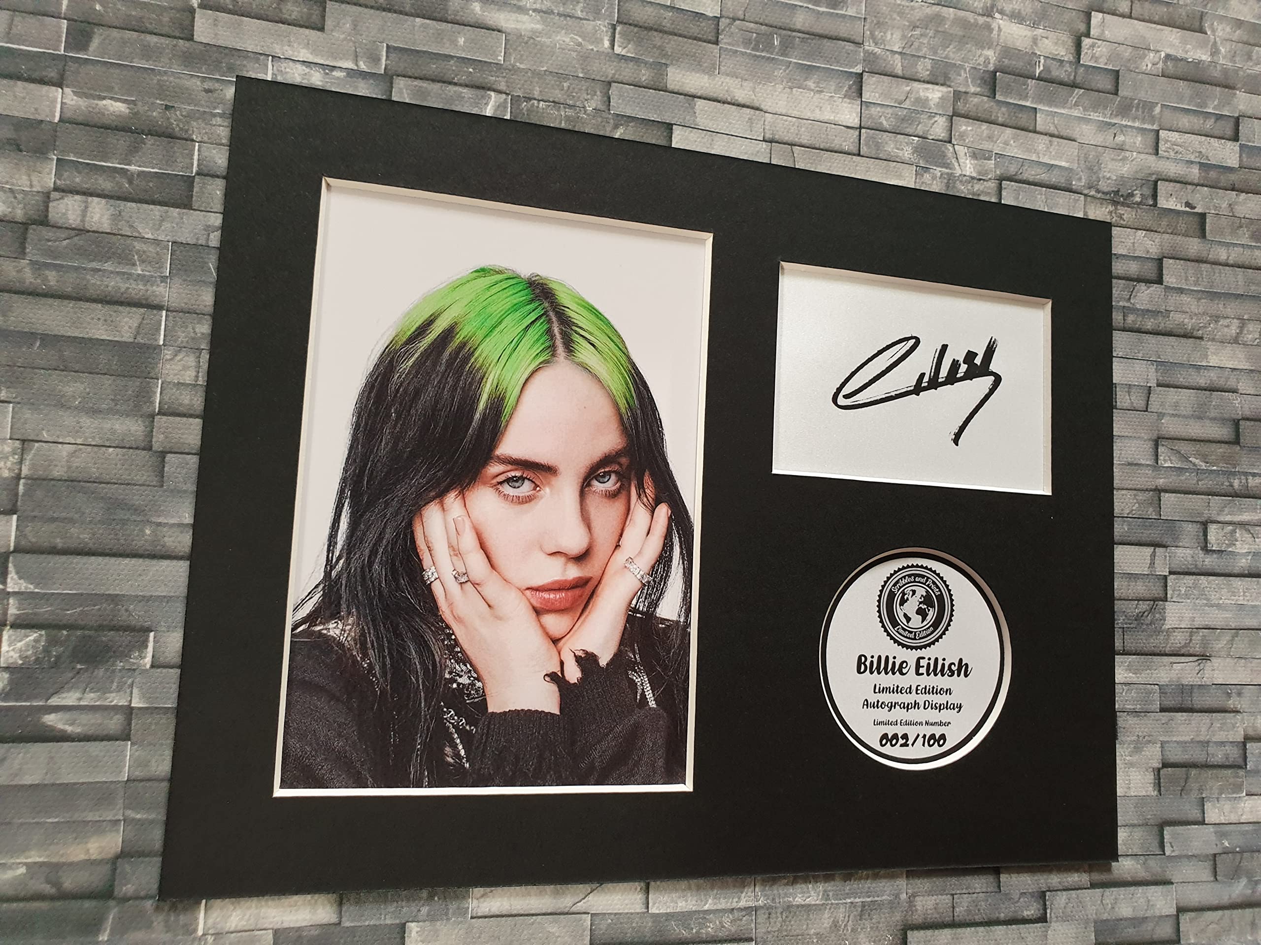 Havoc - Billie Eilish Limited Edition Signed Autograph Display