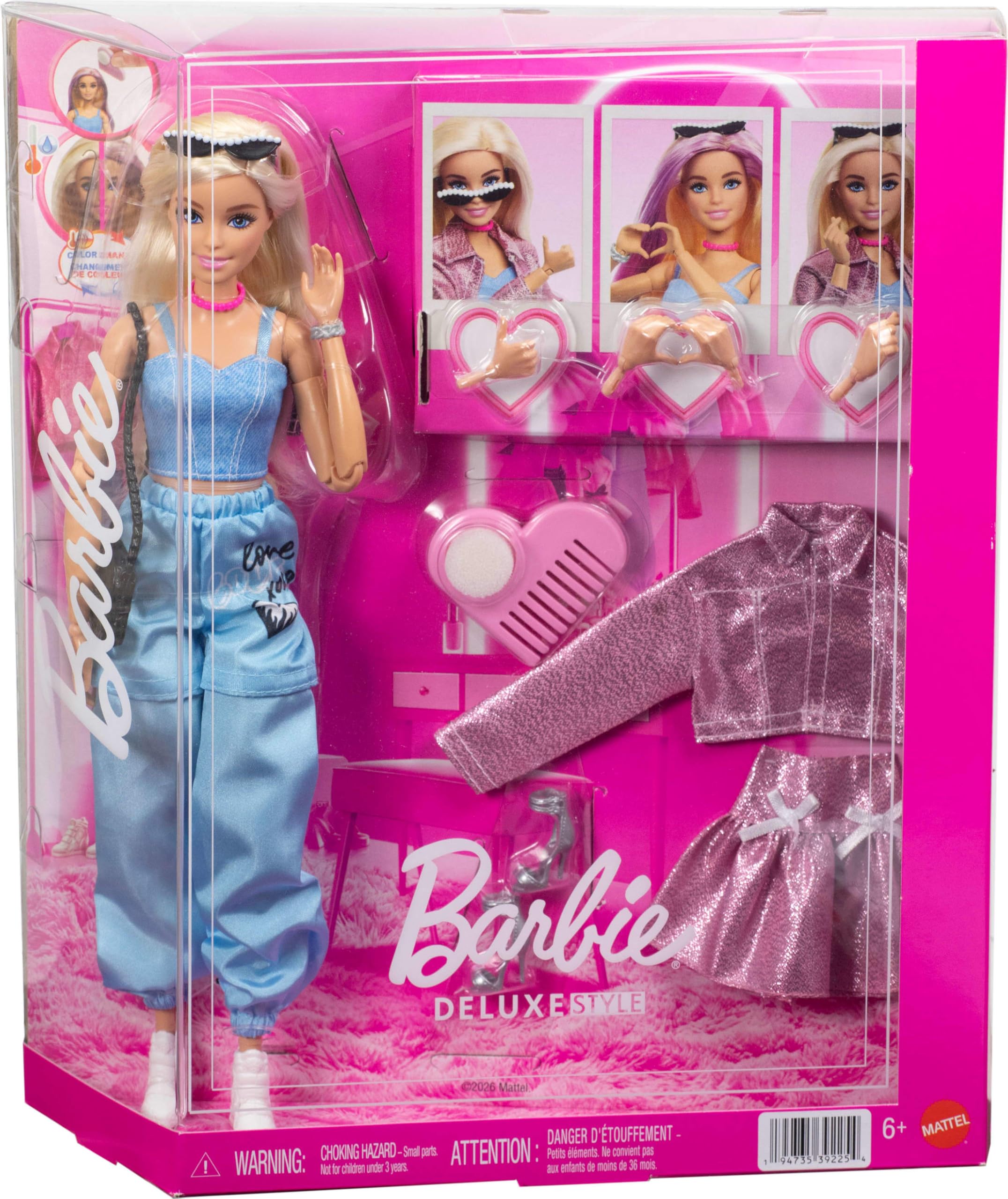 Barbie JNC61 Blonde Deluxe Style Customization Fashion Doll