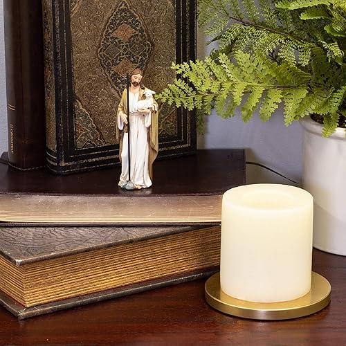Miniatura 2 de Joseph's Studio by Roman, Colección Renaissance, figura de buen pastor de 10.5 pulgadas de alto, decoración del hogar, regalo devoto, inspiración