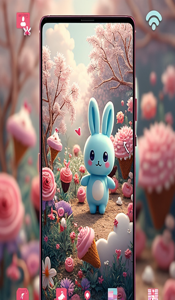Blue Cinnamoroll - Sanrio Cute HD 4K Live Backgrounds Kawaii-Amazonアプリ ...