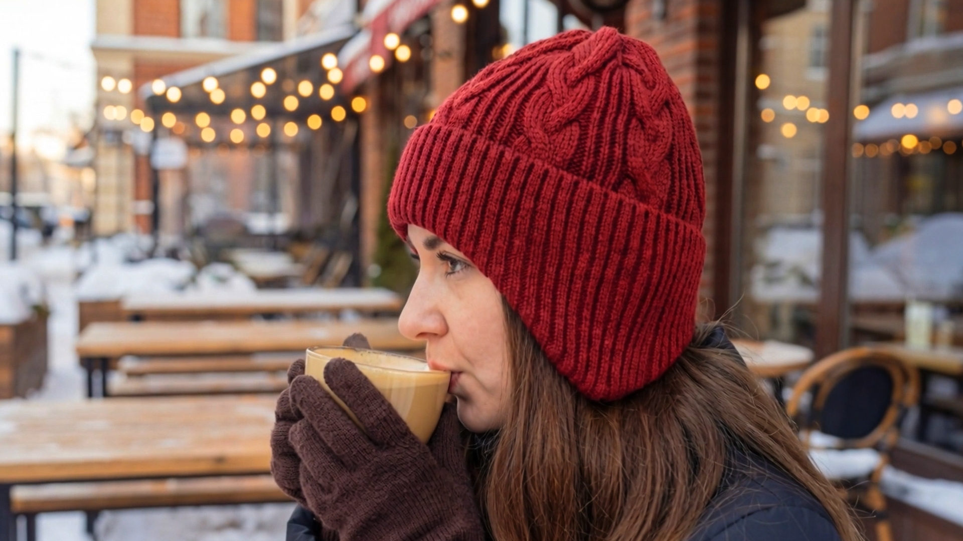 Amazon.com: Giegxin 2 Pcs Hats with Ear Flaps Winter Knit  display picture 3