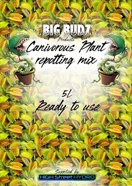 BIG BUDZ ROCK HARD Venus FlyTrap 10 Litre Carnivorous Plant Soil - Peat and Perlite Compost Mix 10L