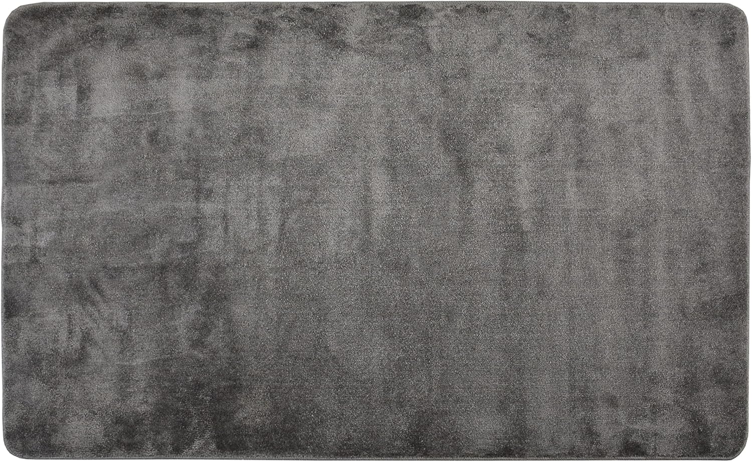 RugStylesOnline Euro Collection Solid Color Area Rug Rugs Slip Skid Resistant Rubber Backing Machine Washable More Color Options (Grey, 3'3" x 4'11")