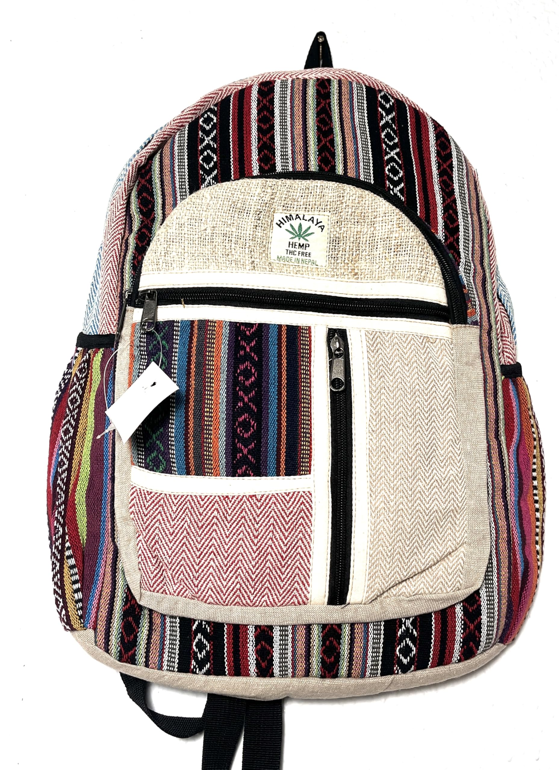 HCZ Zaino Hippie Nepal, multicolore, grande, Hippy