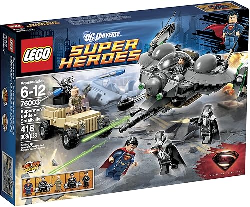 Pack LEGO Superheroes 76003, Superman, Batalla de Smallville