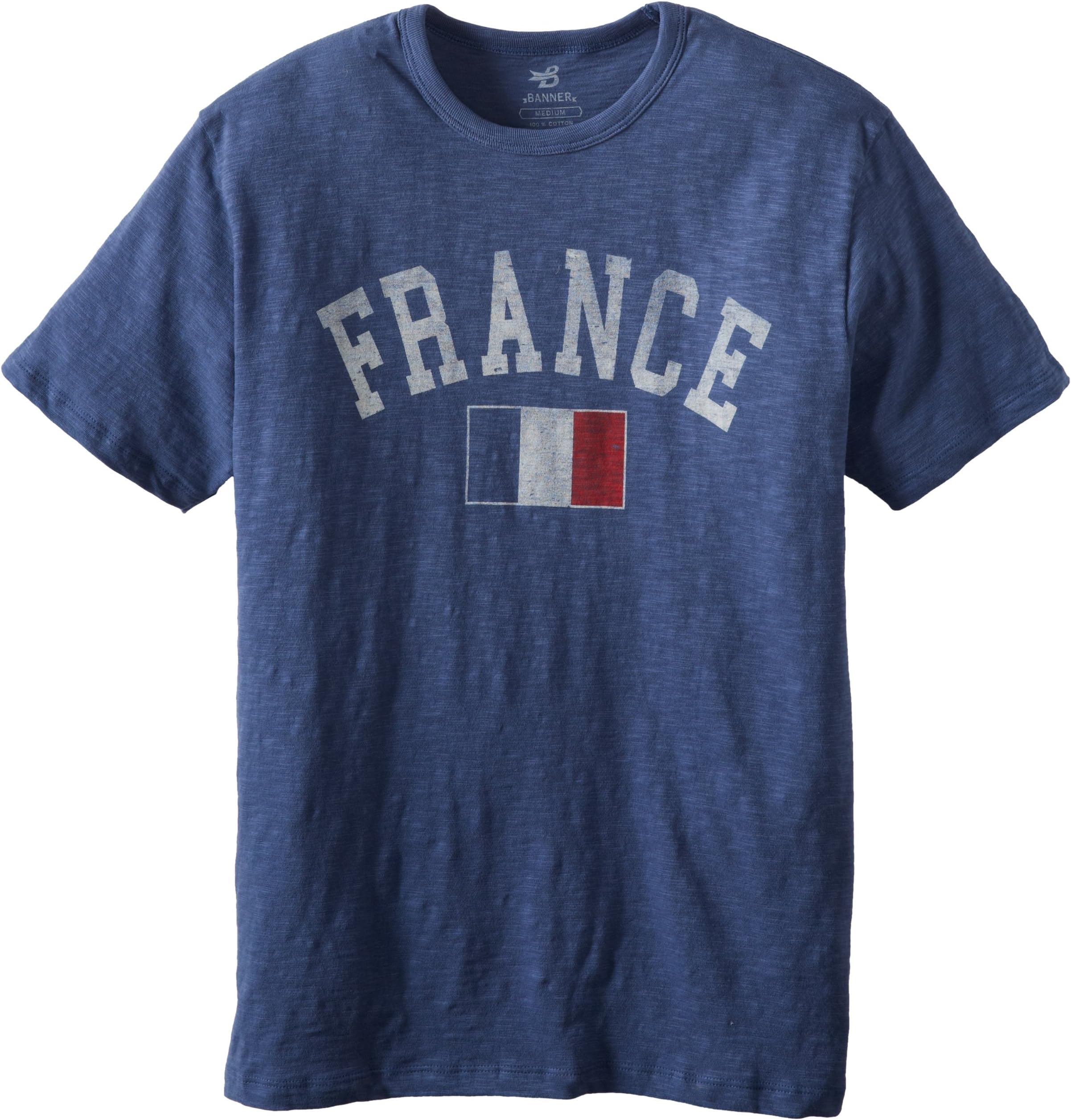 France Vintage Scrum Country T-Shirt, Blue