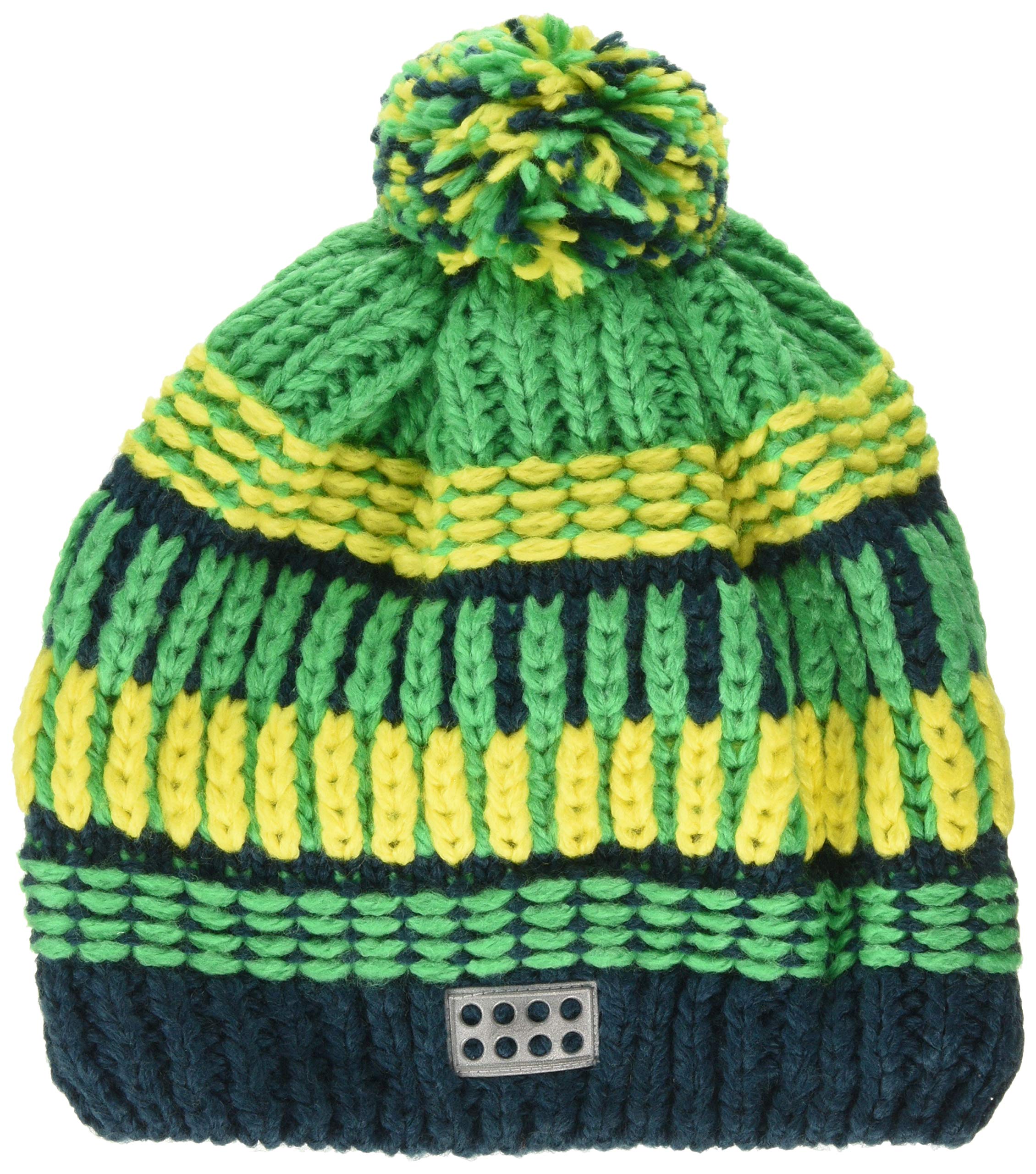 LEGO Wear Kids' Fleece-Lined Knitted Snow Beanie with Pom Pom