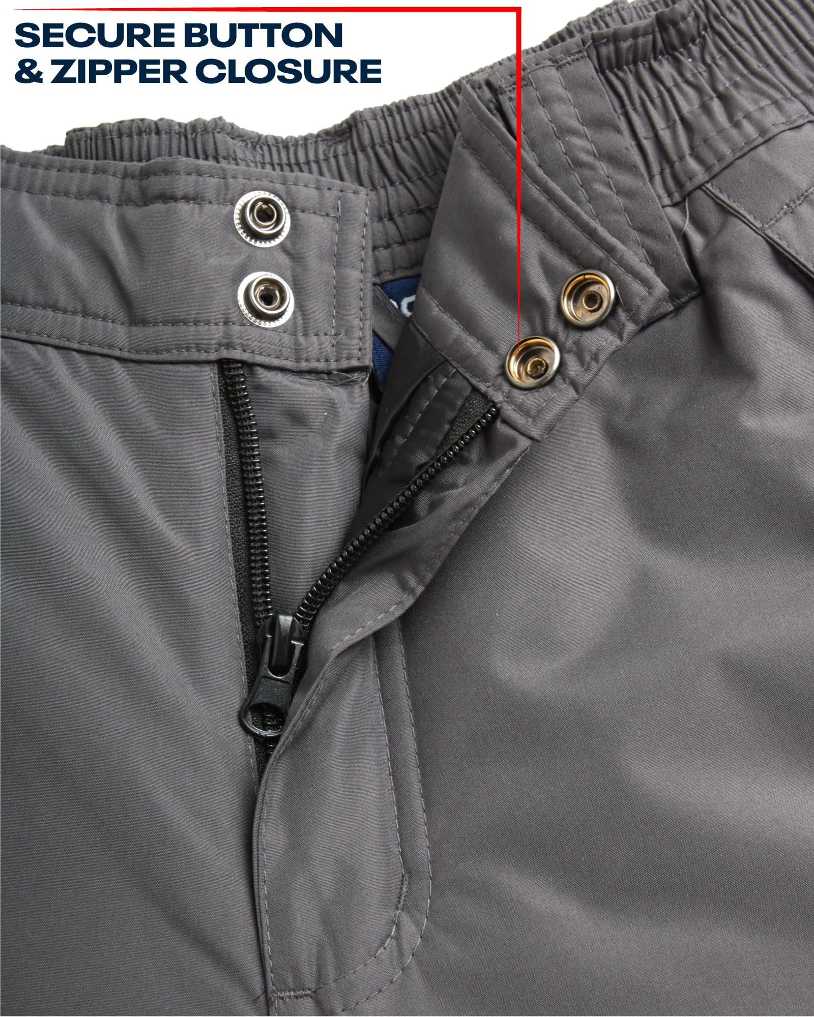 Reebok Pantalon de neige pour garçon – Pantalon de snowboard imperméable lourd avec poches cargo, guêtres de neige – Pantalon de ski pour garçons (4-20)